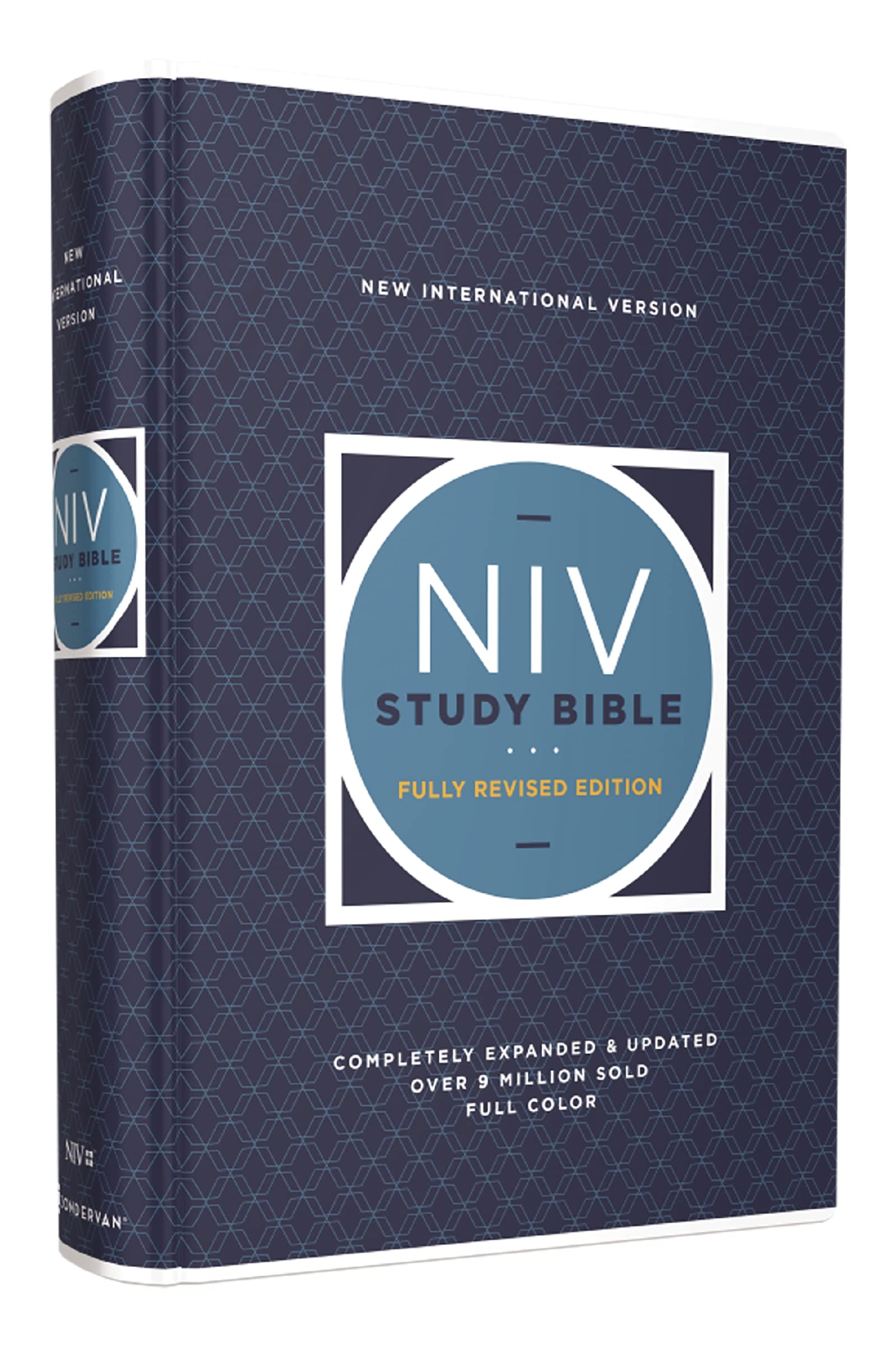 NIV Study Bible Fully Revised Edition Comfort Print hardcover (red letter) 9780310448945