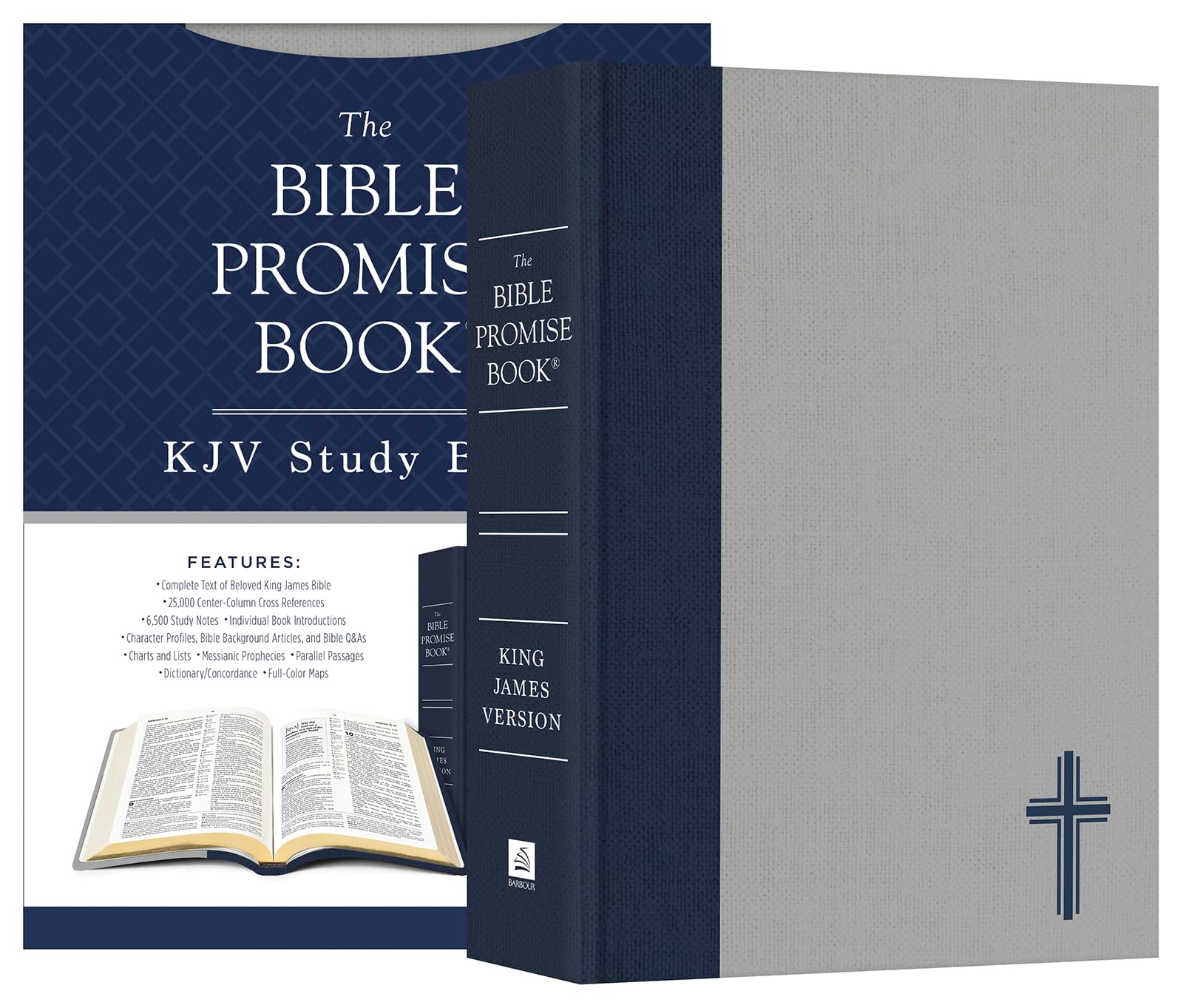 KJV The Bible Promise Book KJV Bible--Oxford Navy 9781643522005