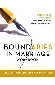 Boundaries in Marriage Workbook 9780310228752