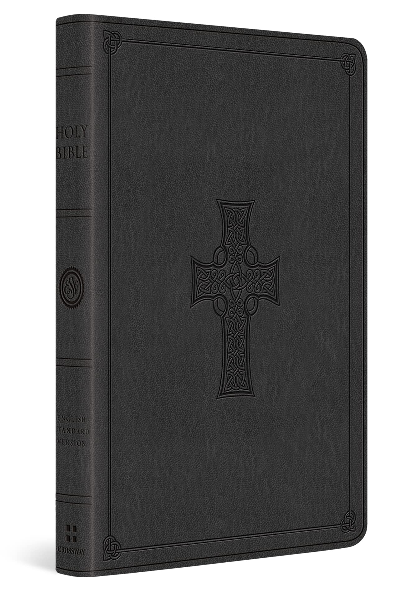 ESV Value Thinline Bible (TruTone Charcoal Celtic Cross Design)