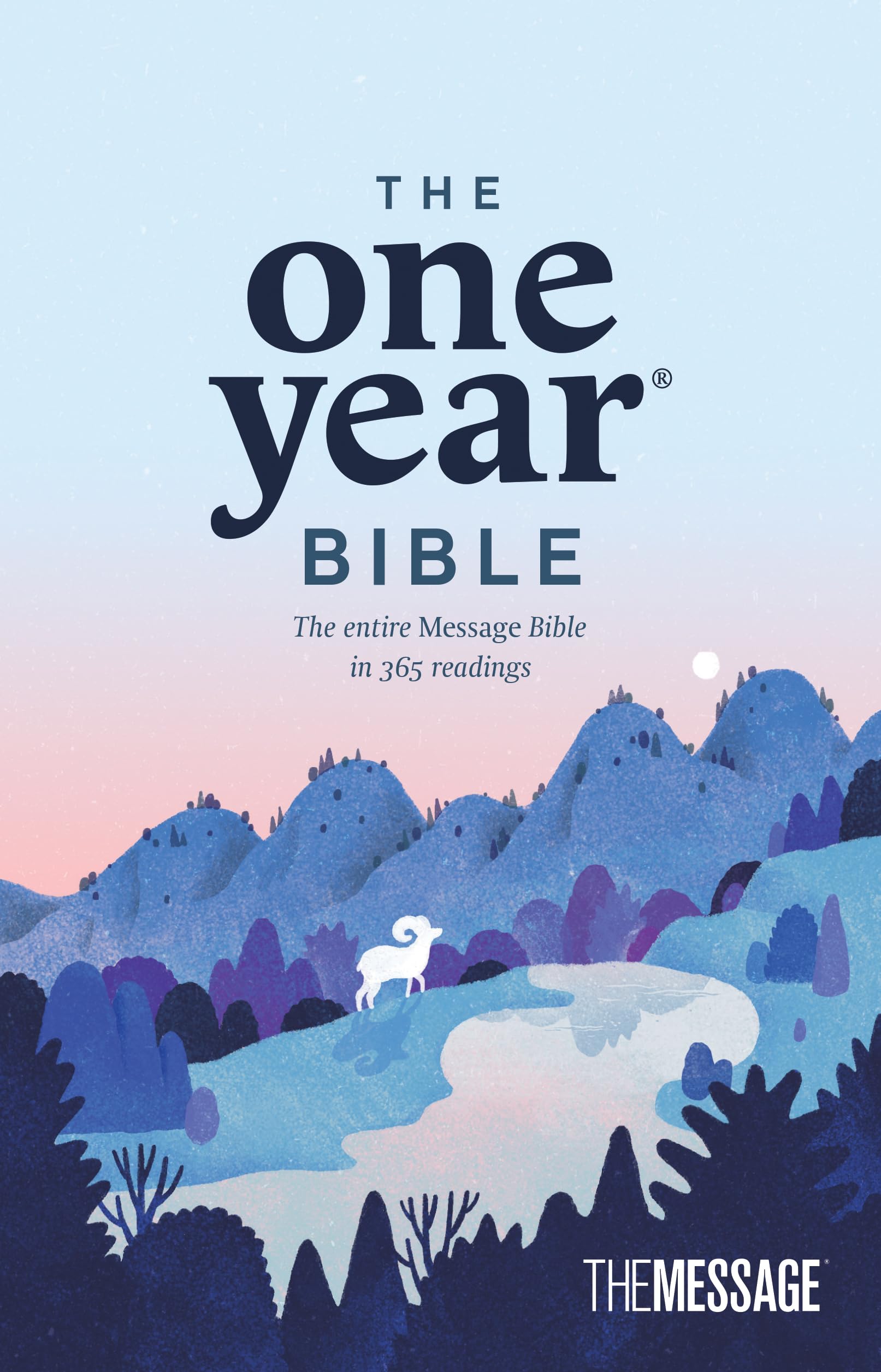 Message The One Year Bible (Softcover) 9781641588256