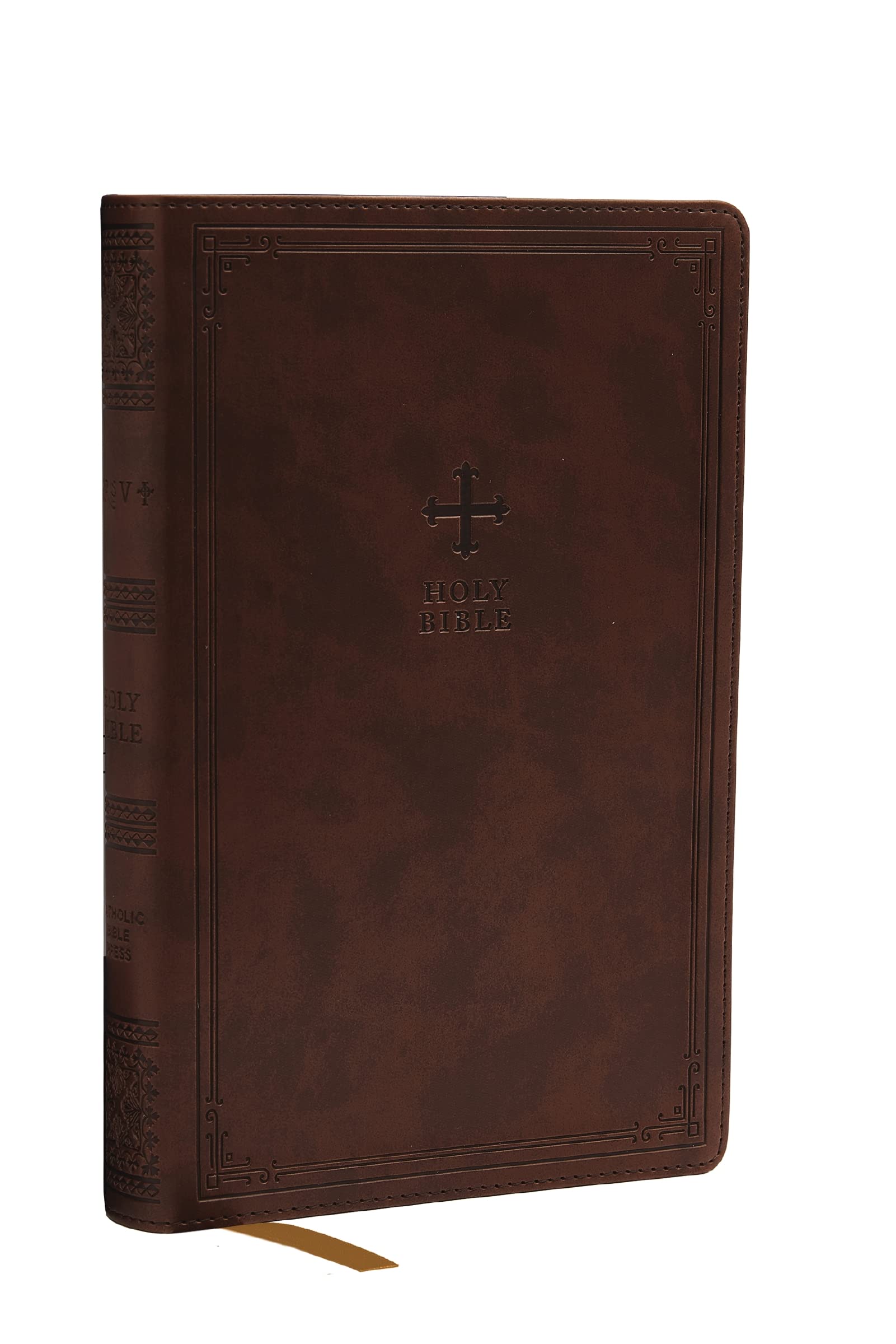 NRSV Catholic Bible Gift Edition Leathersoft Brown Comfort Print 9780785230397