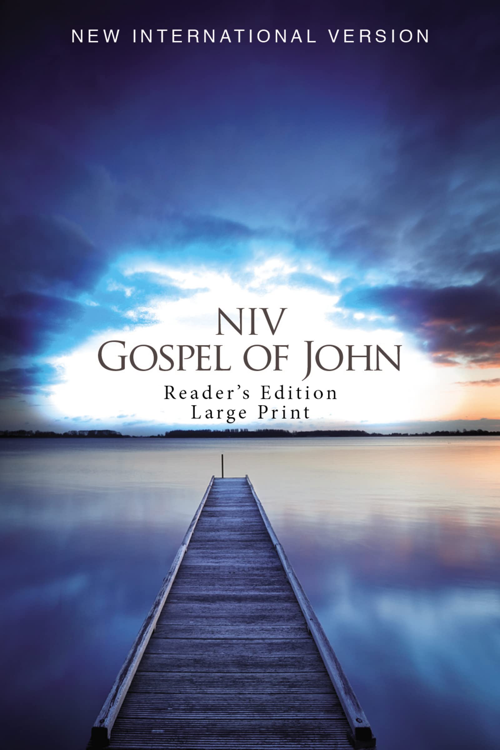 NIV Gospel of John Blue Pier Reader's Edition 9780310446026