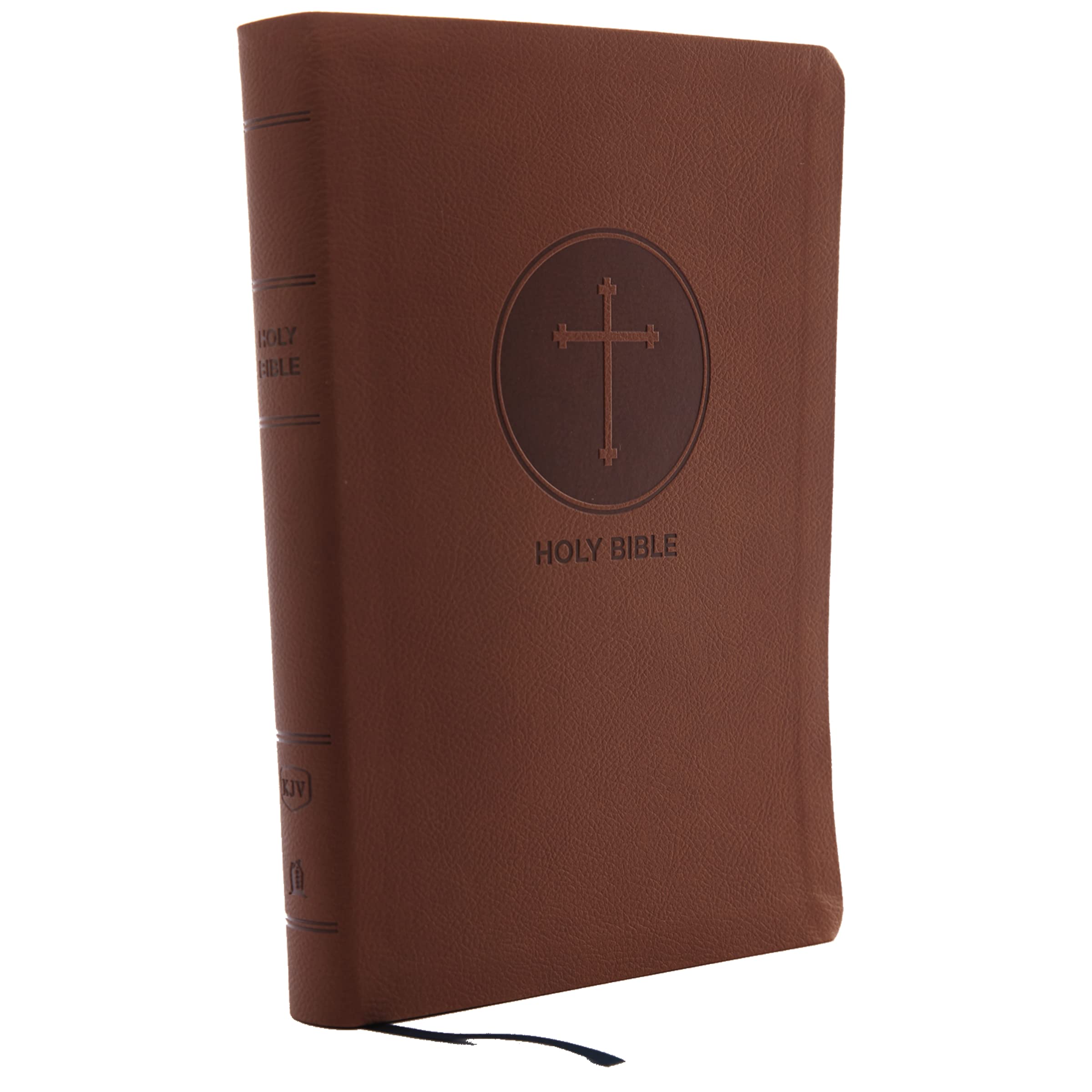 KJV Reference Bible Giant Print Leathersoft Brown Red Letter Edition Comfort Print 9780785215400