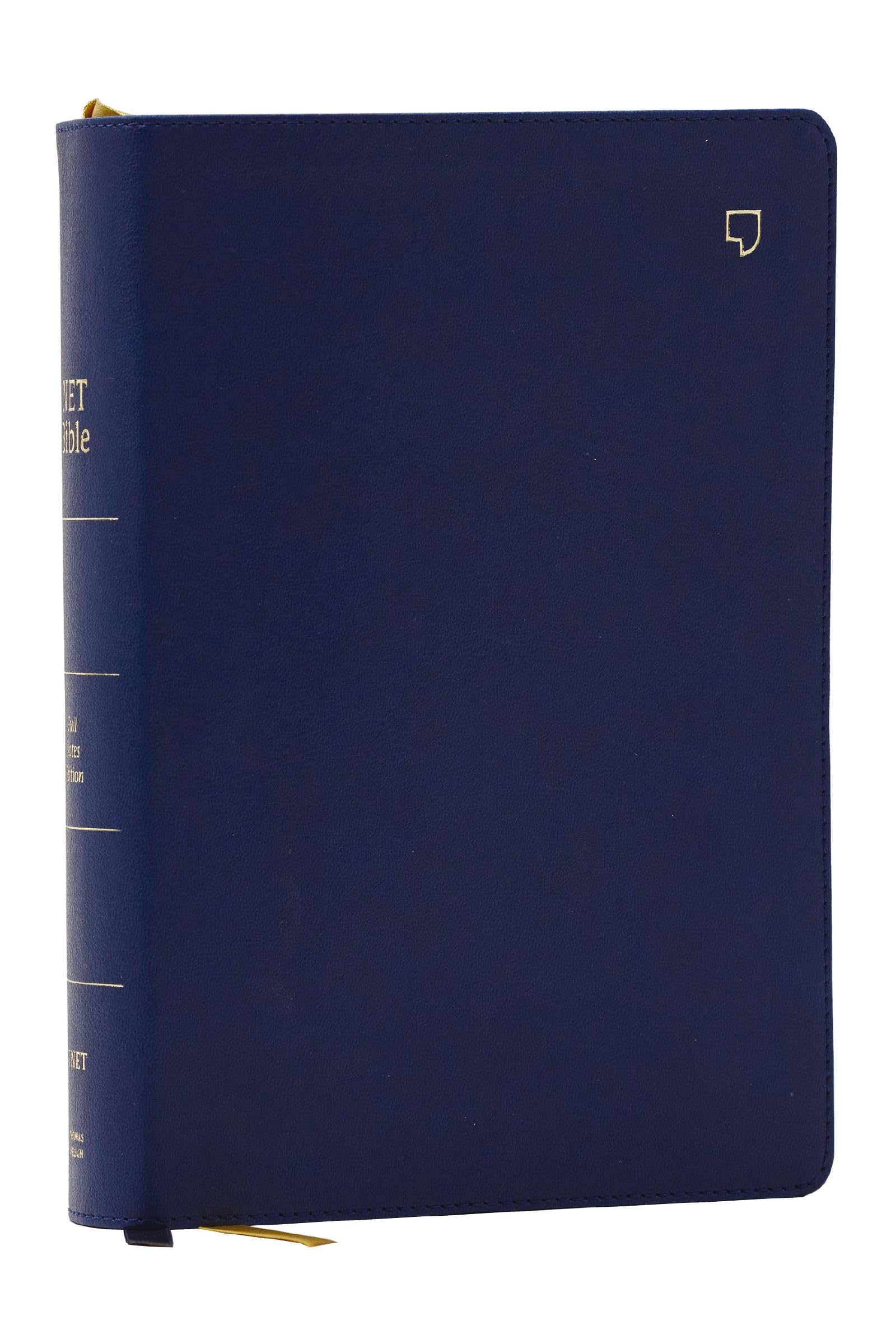NET Bible Full Notes Edition (NET, Blue Leathersoft, Comfort Print, Thumb Indexed): Holy Bible 9781400337262