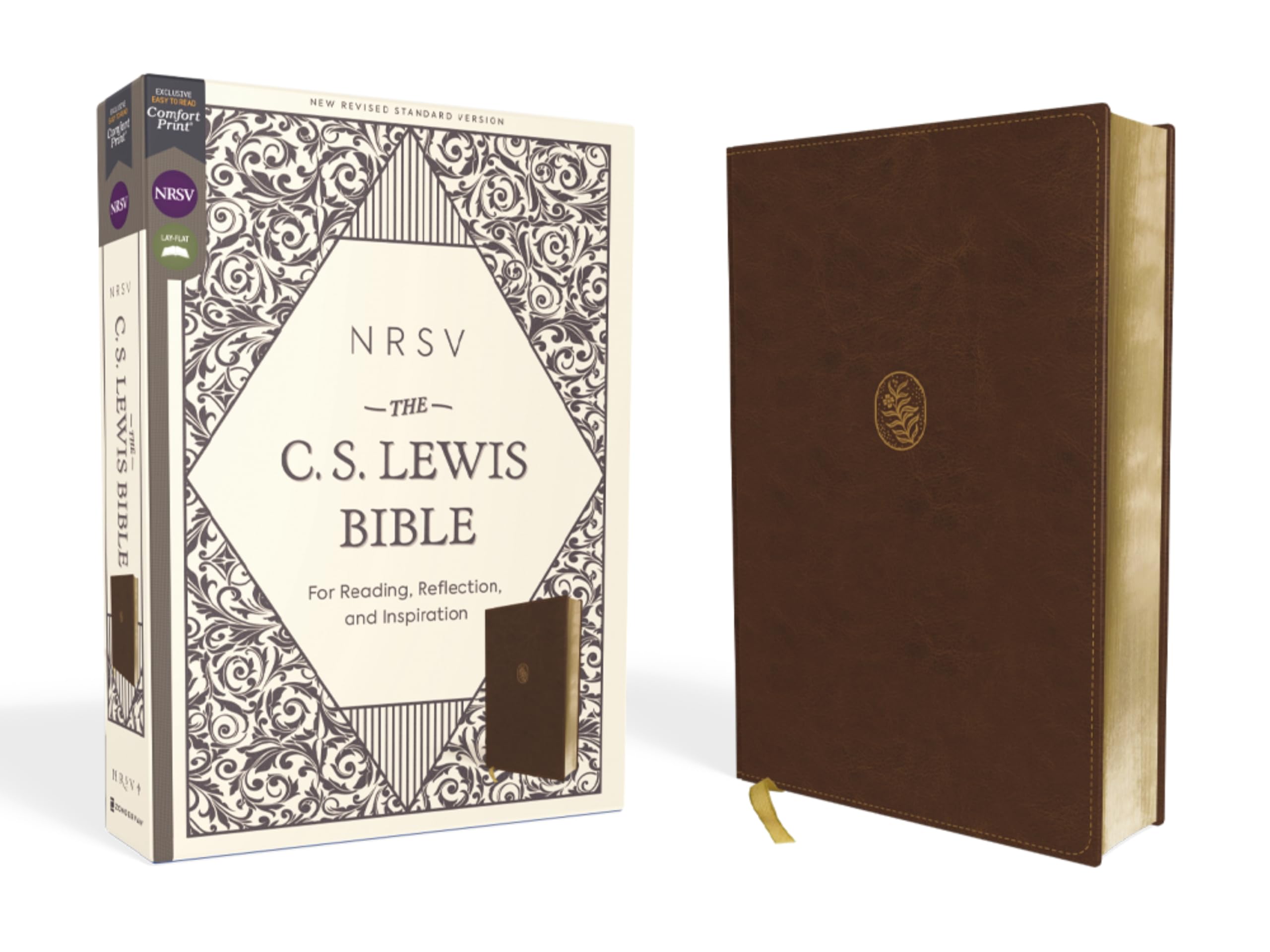 NRSV The C. S. Lewis Bible, Leathersoft, Brown, Comfort Print 9780310454403