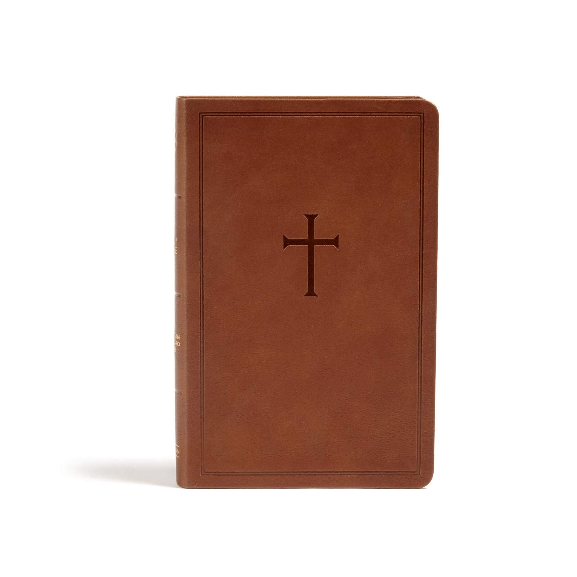 CSB Personal Size Bible Brown LeatherTouch 9781430070498
