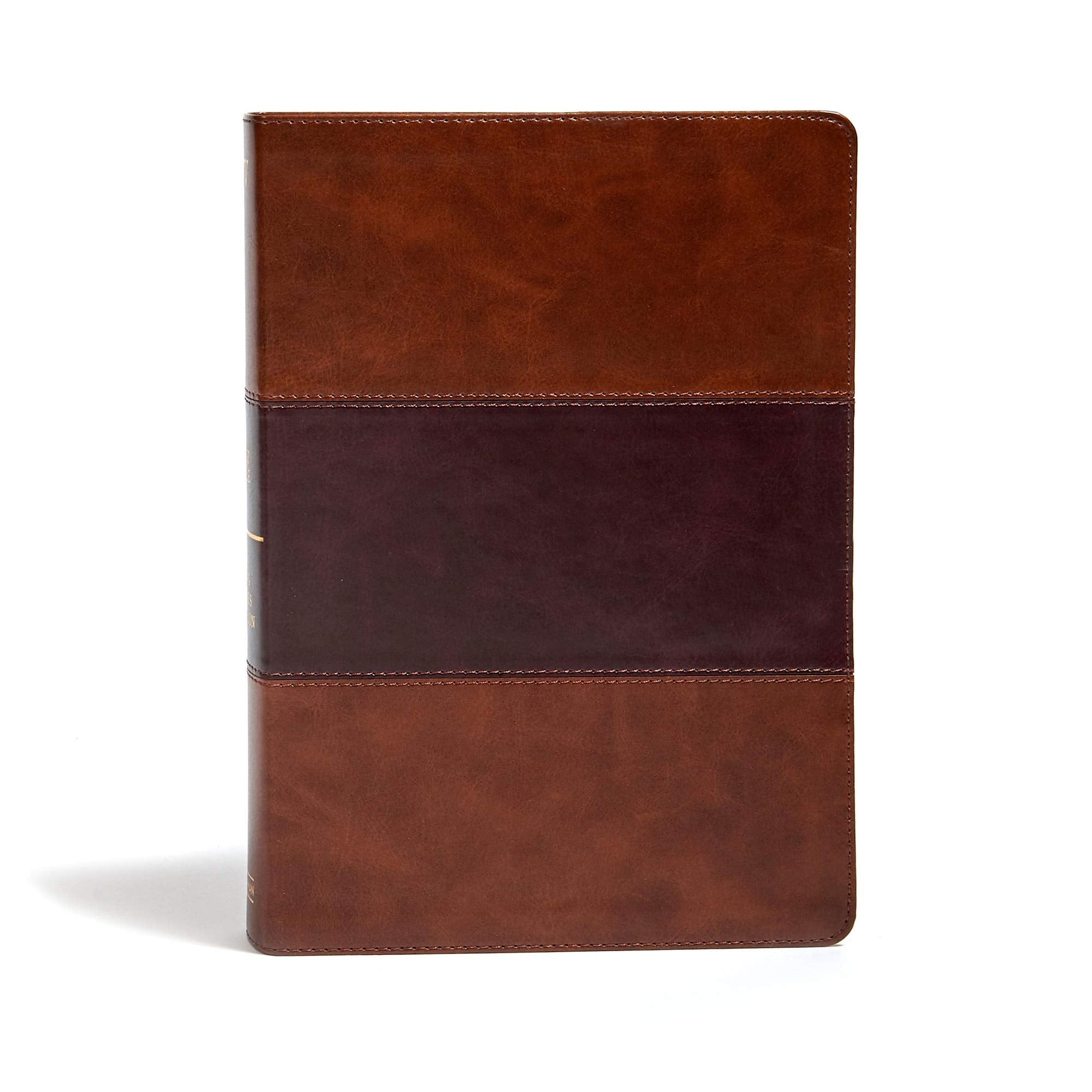 KJV Super Giant Print Reference Bible Saddle Brown LeatherTouch 9781535954532