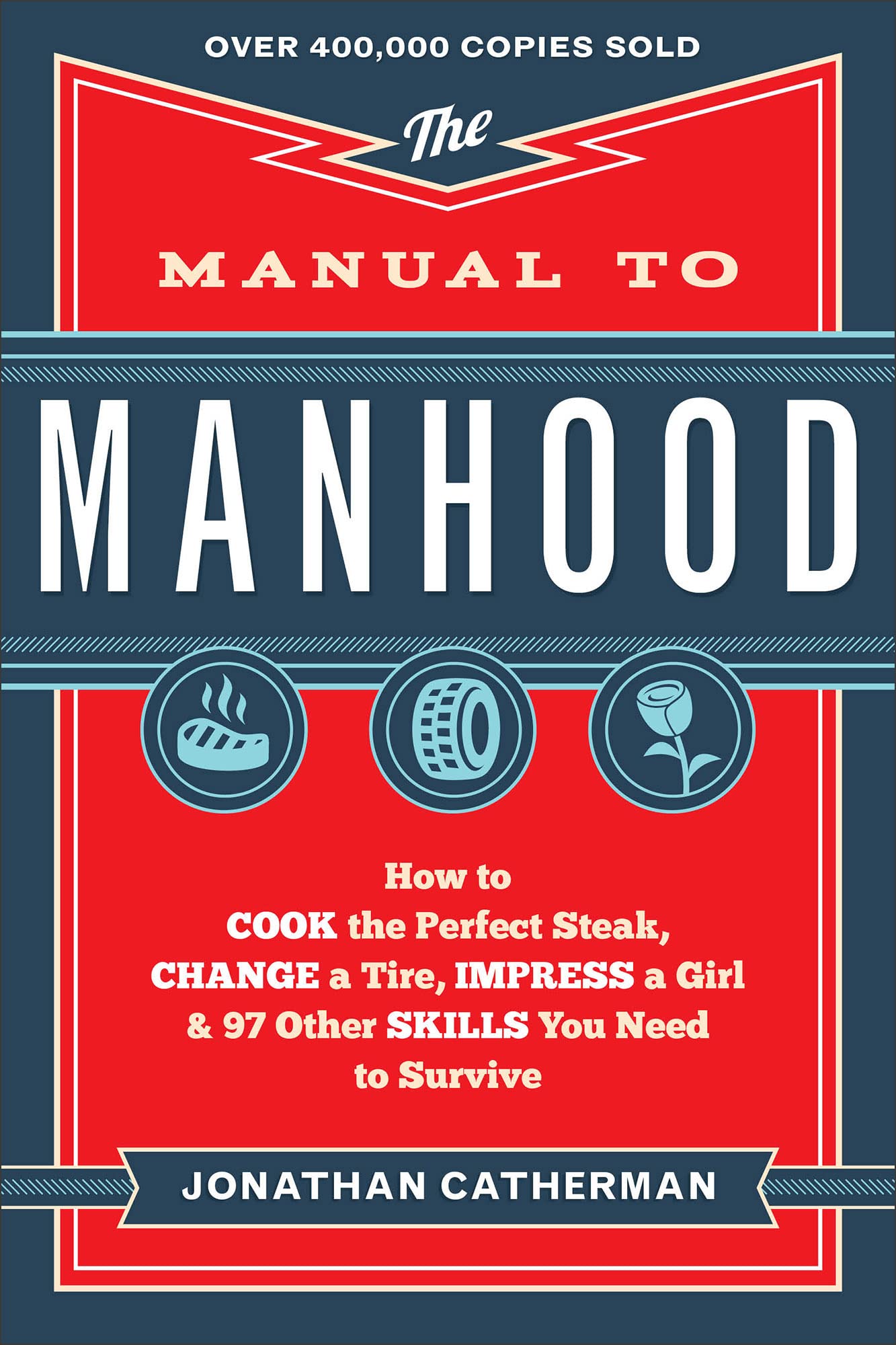 The Manual to Manhood: How to Cook the Perfect Steak, Change a Tire, Impress a Girl & 97 Other Skills You Need to Survive 9780800722296