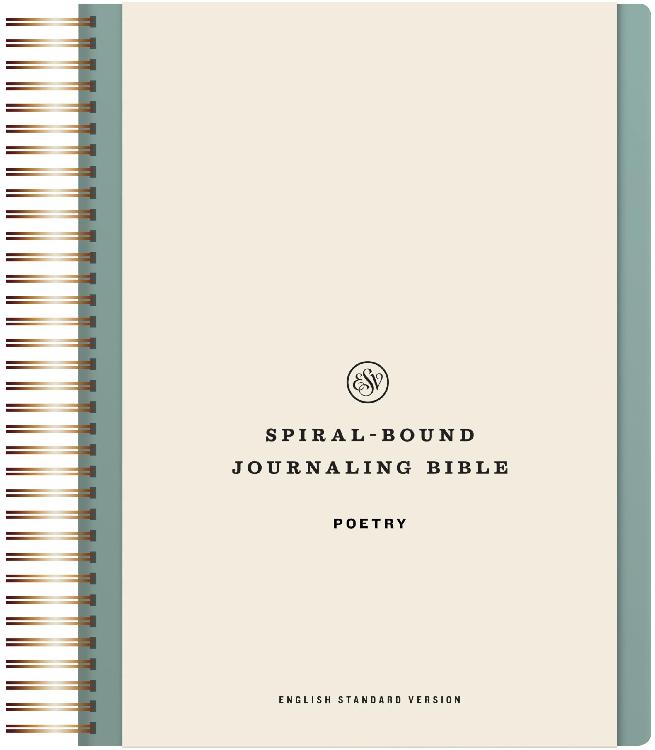 ESV Spiral-Bound Journaling Bible, Poetry (Hardcover) 9781433596452