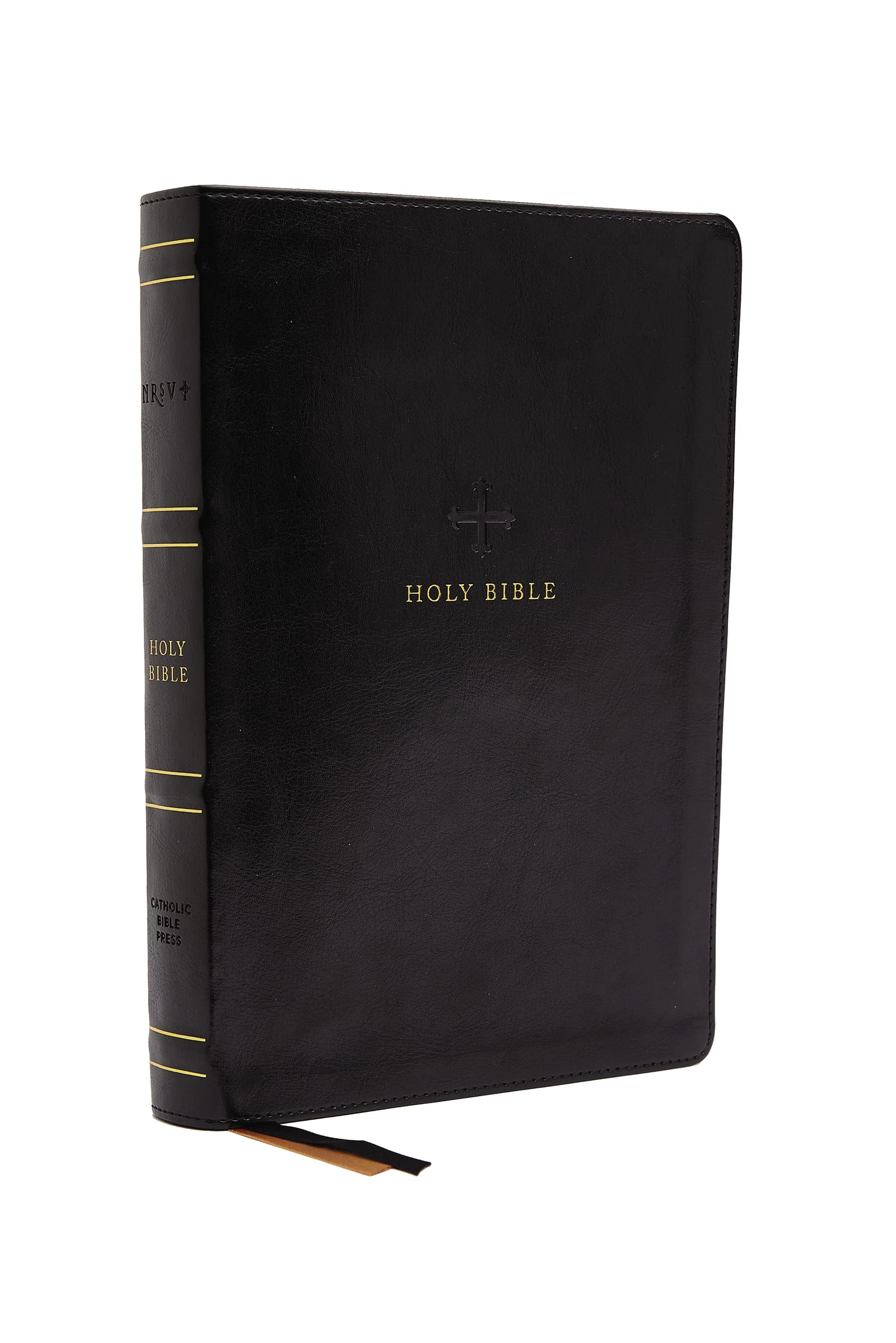 NRSV Catholic Bible Standard Large Print Leathersoft Black Comfort Print 9780785230434