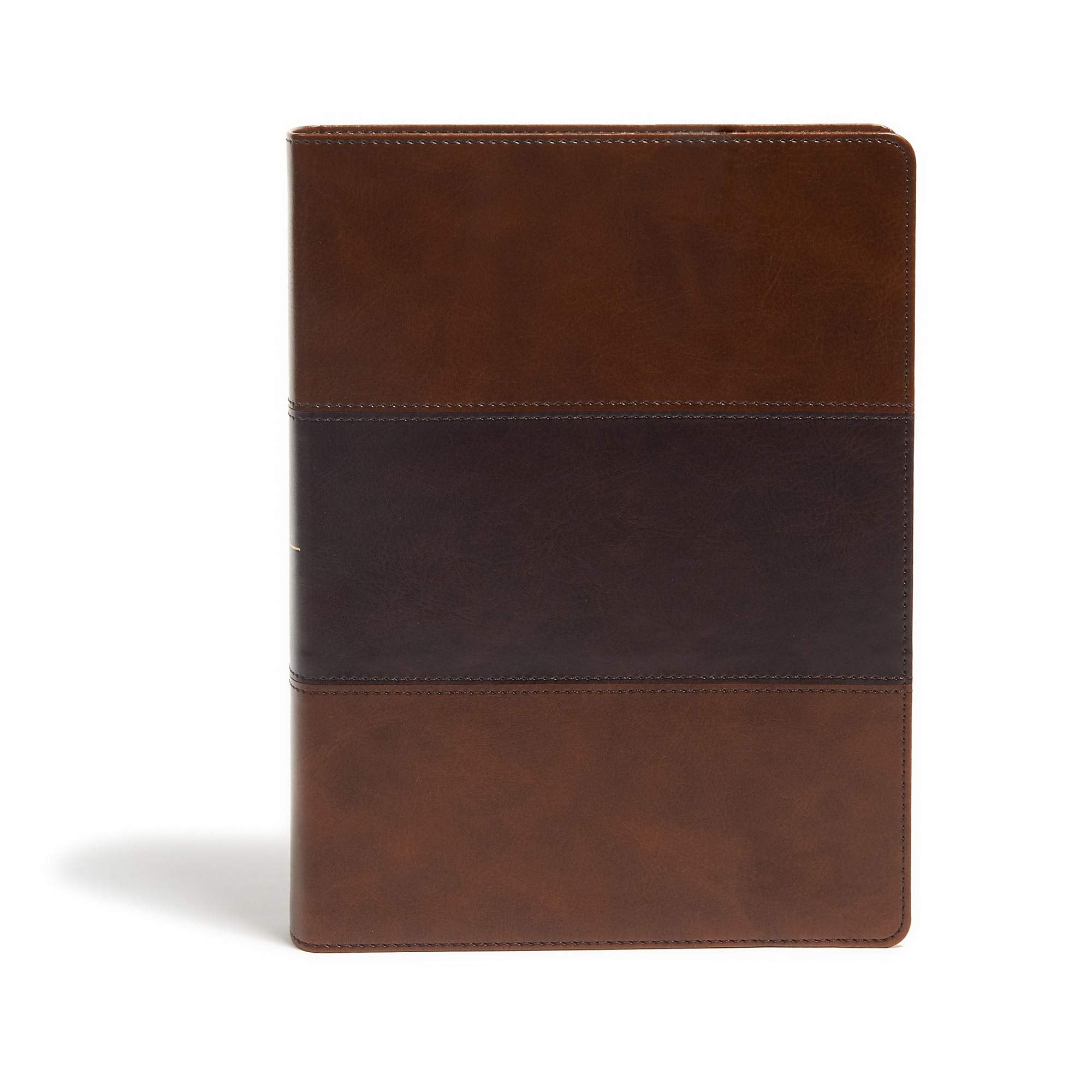 KJV Study Bible Full-Color Saddle Brown LeatherTouch Indexed Red Letter 9781087721965