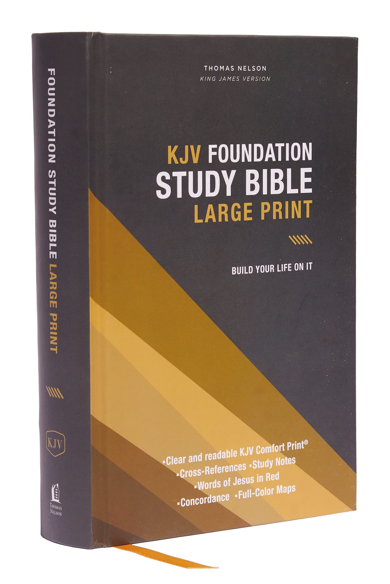KJV Foundation Study Bible, Large Print, Hardcover, Red Letter, Comfort Print: Holy Bible, King James Version 9780785259480