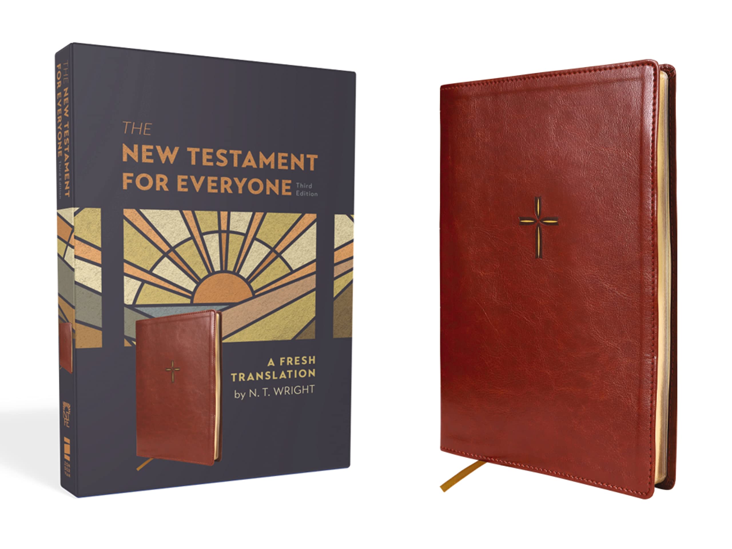 The New Testament for Everyone, Third Edition, Leathersoft, Brown: A Fresh Translation 9780310463566