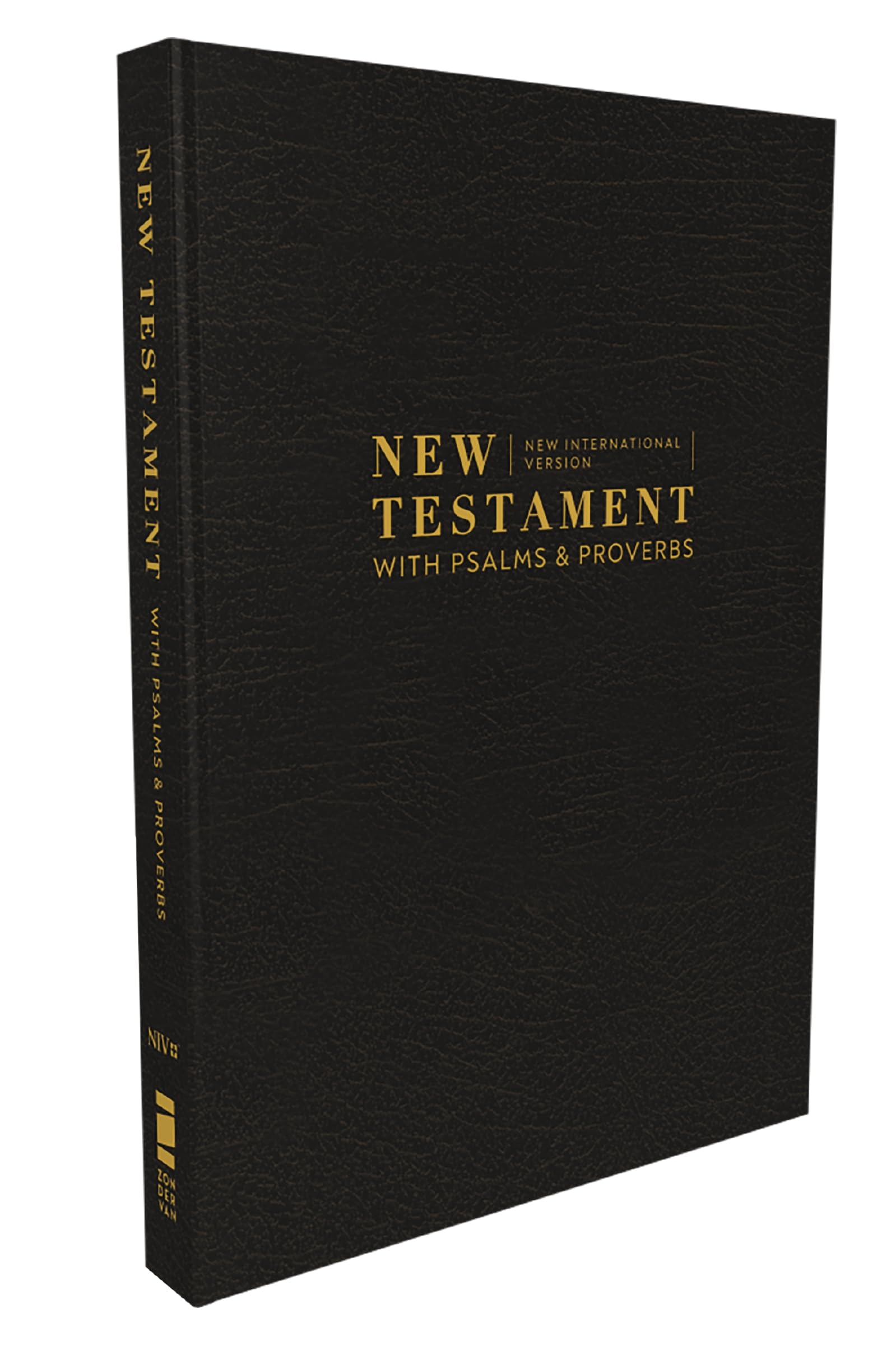 NIV New Testament with Psalms and Proverbs, Pocket-Sized, Paperback, Black, Comfort Print 9780310463955