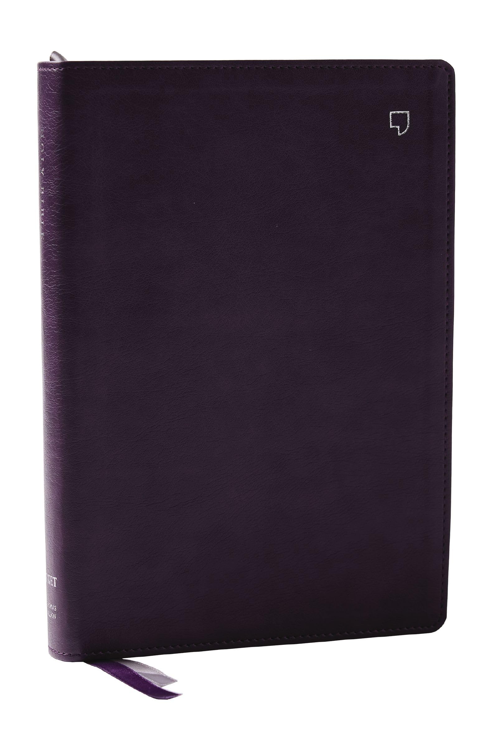 NET Bible Large Print Thinline with Cross References, Purple Leathersoft, Comfort Print 9781400334902