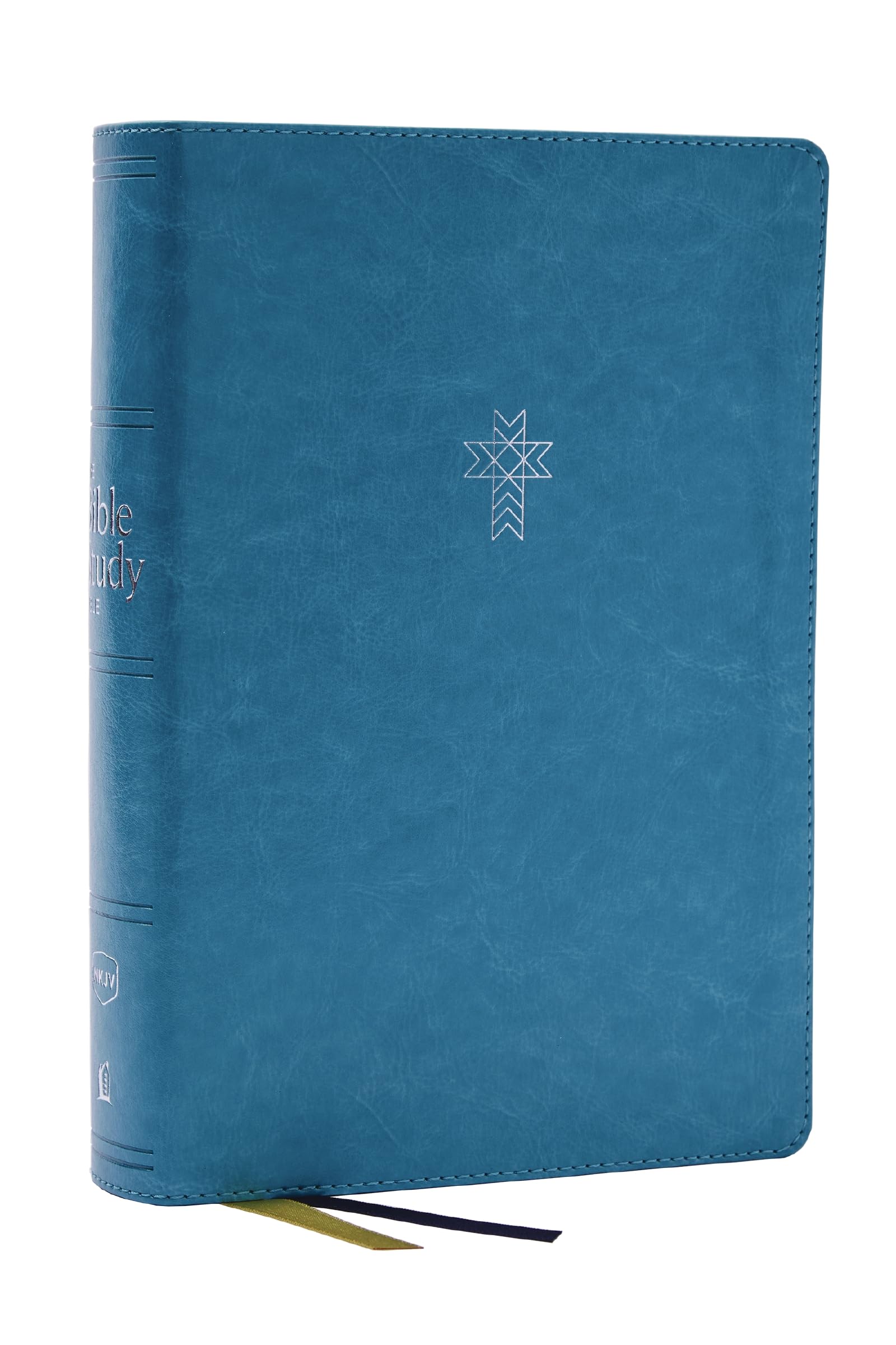 NKJV The Bible Study Bible, Leathersoft, Turquoise, Comfort Print 9780785253365