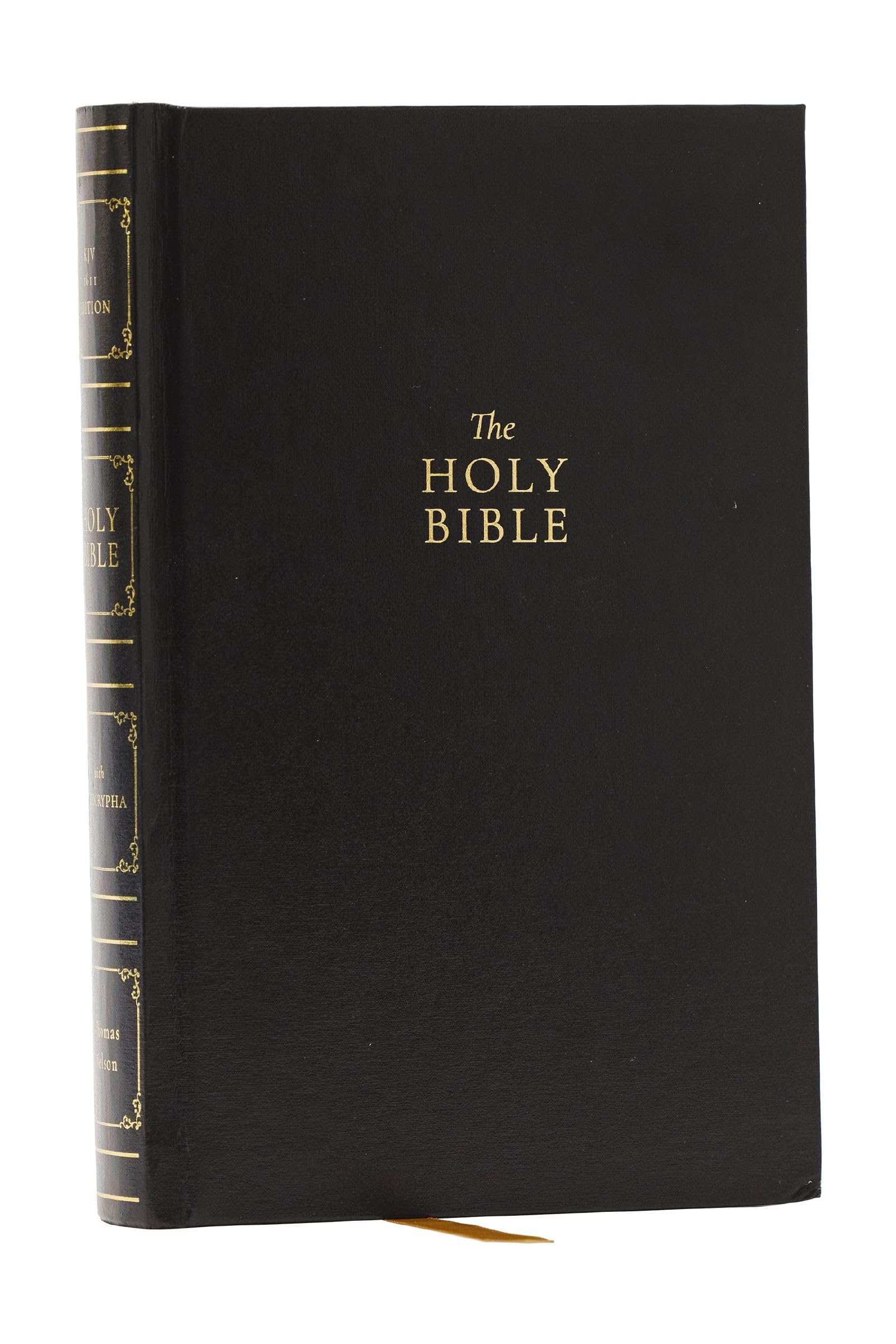 KJV 1611 with Apocrypha, Black Hardcover 9781400349340