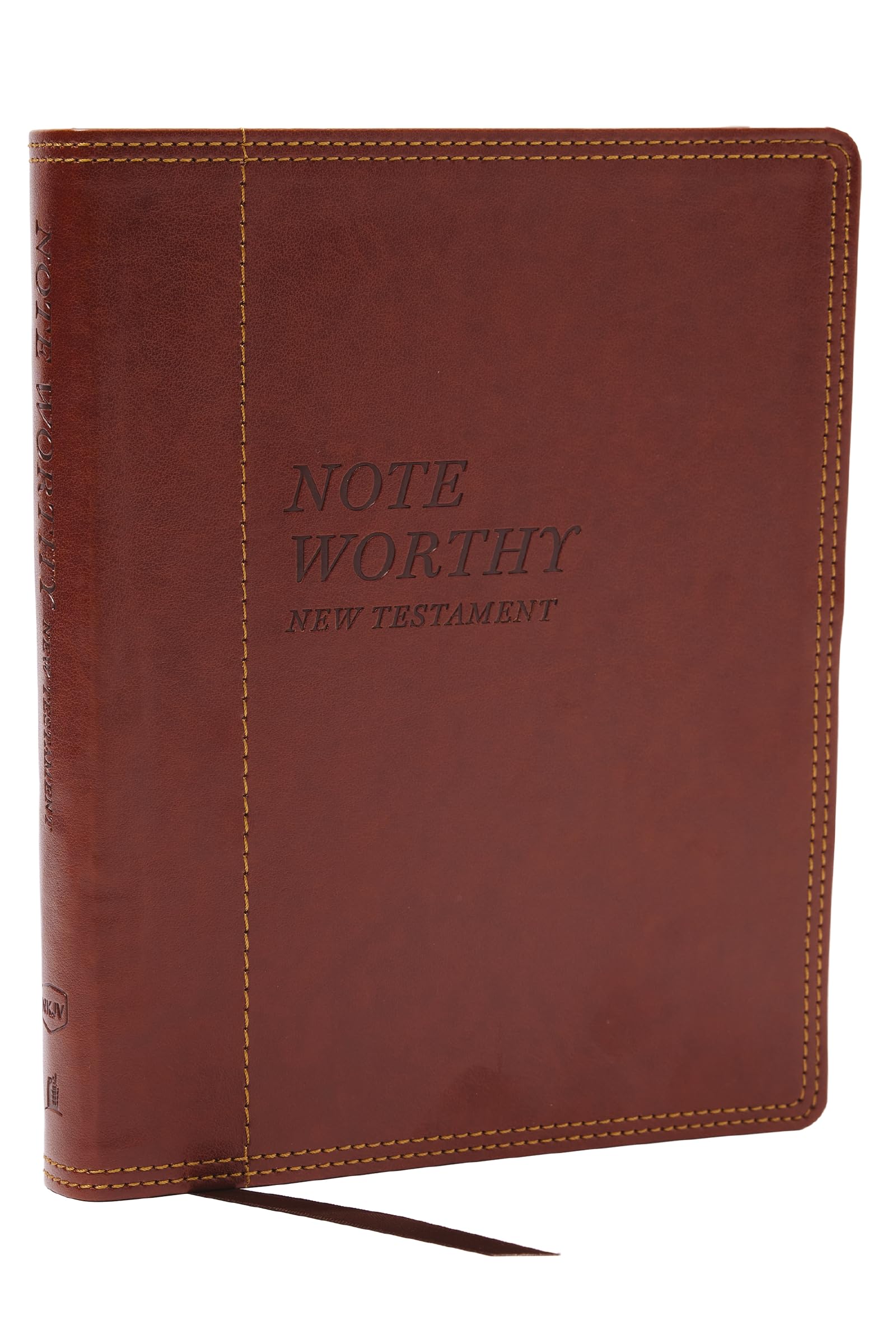 NKJV NoteWorthy New Testament: Read and Journal Through the New Testament in a Year, Brown Leathersoft 9781400338559
