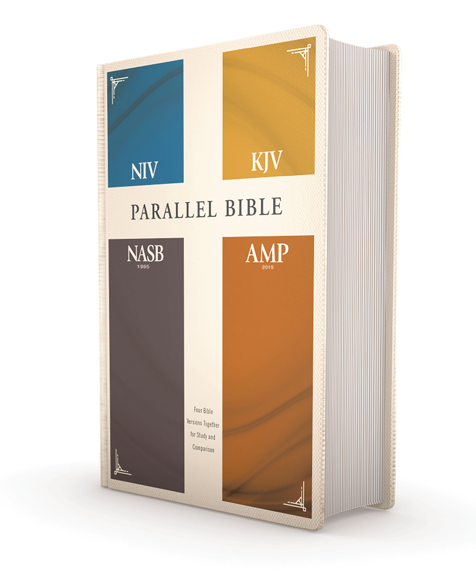 NIV/KJV/NASB/AMP Parallel Bible, Hardcover 9780310446880
