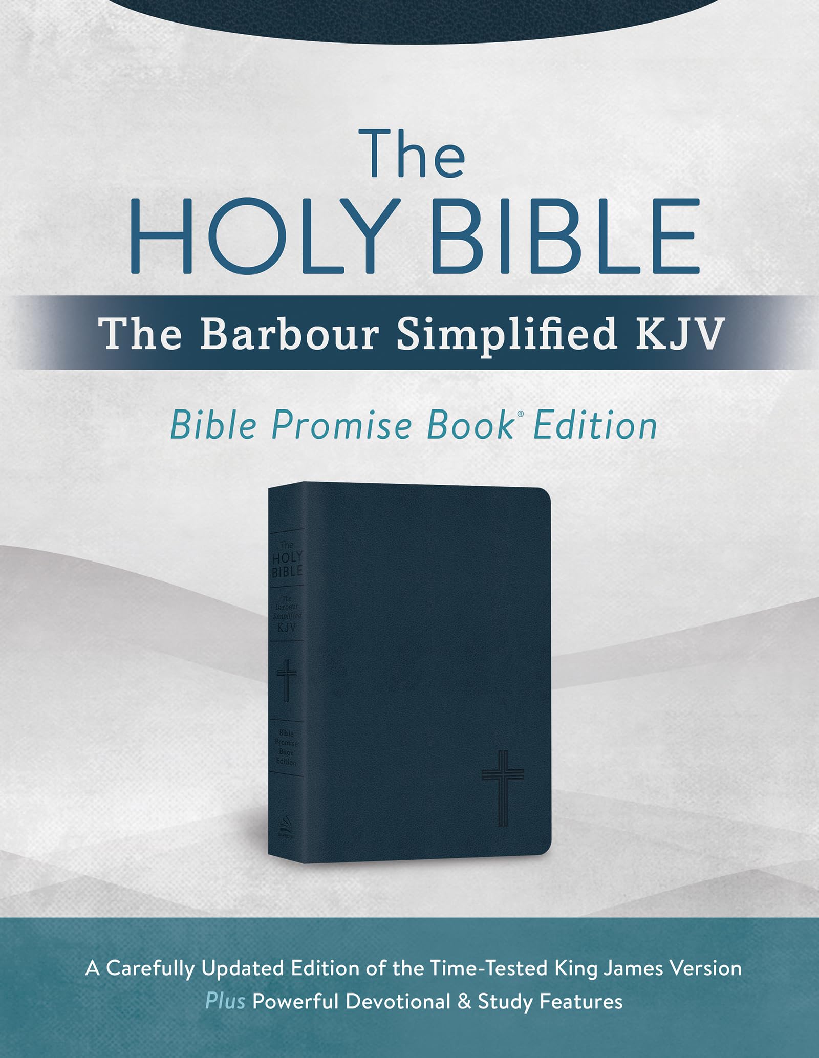 KJV The Holy Bible: Simplified KJV Bible Promise Book Edition [Navy Cross] 9781636094793