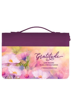 Gratitude Bible Cover Plum XL (22692XL) 812839022692
