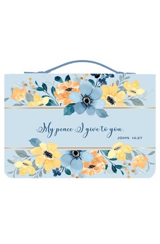 My Peace I Give You Bible Cover Light Blue XL (28601XL) 812839028601
