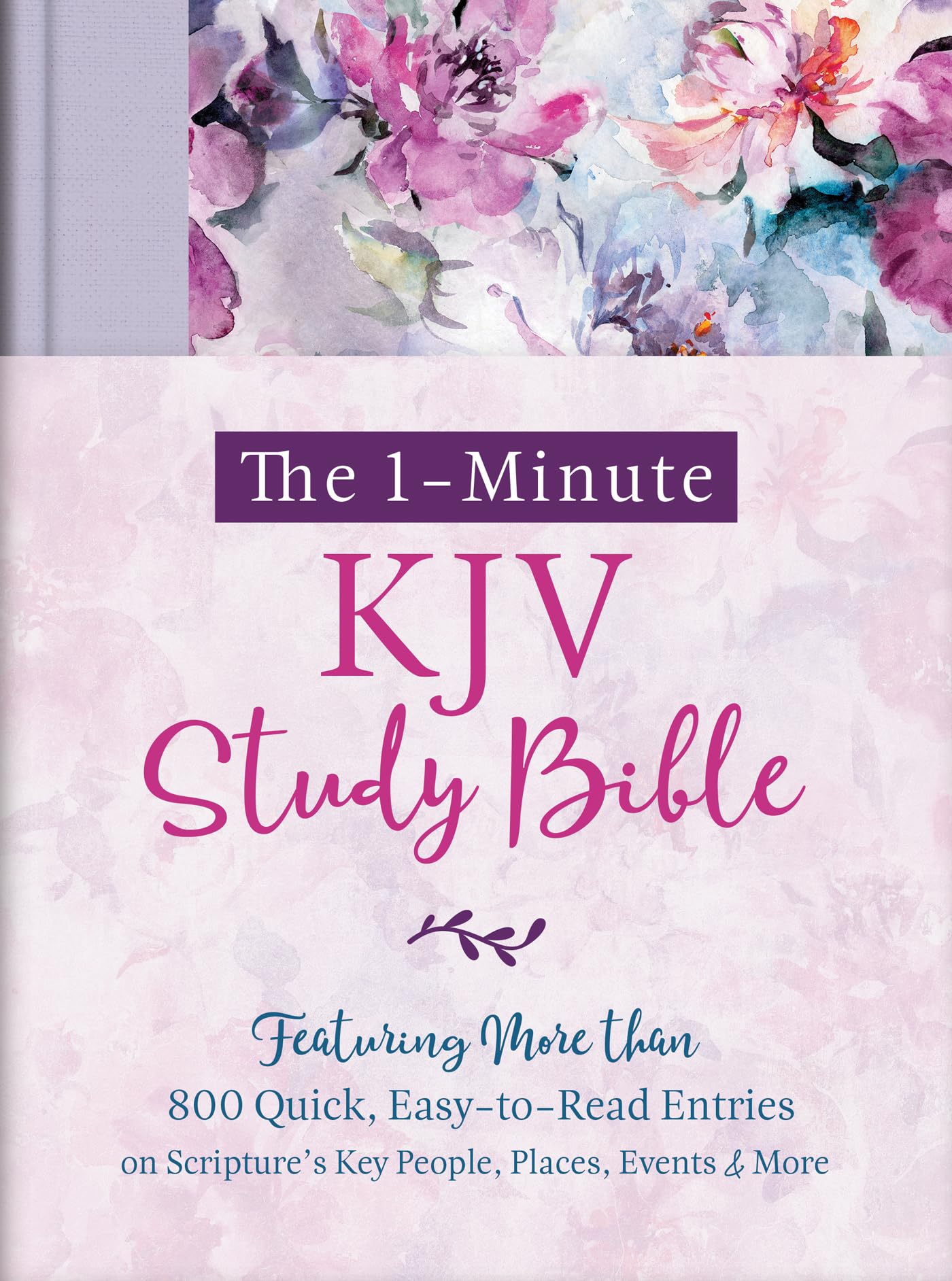 KJV The 1-Minute Study Bible (Lavender Petals)