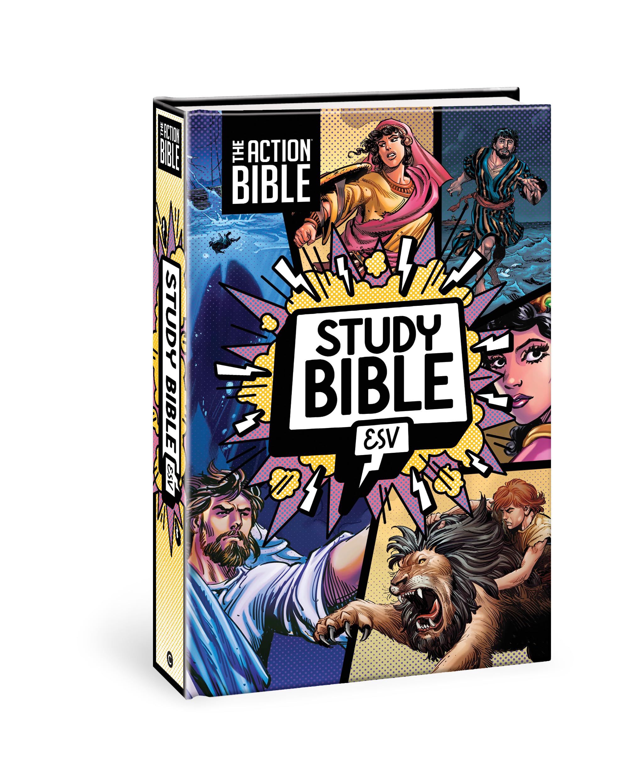 ESV The Action Bible Study Bible, Hardcover, Full Color 9780830787470