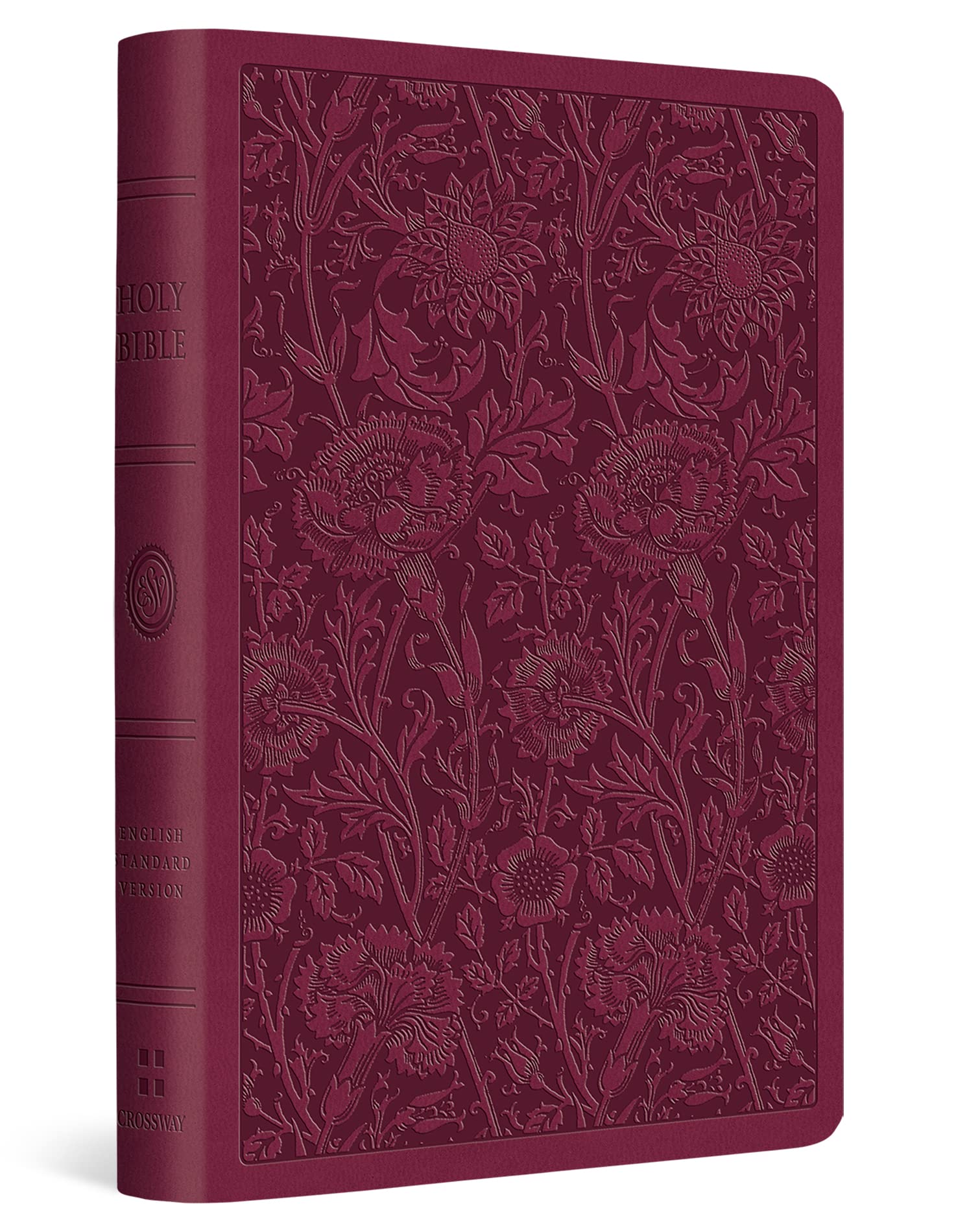 ESV Value Compact Bible (TruTone Raspberry Floral Design) 9781433568701