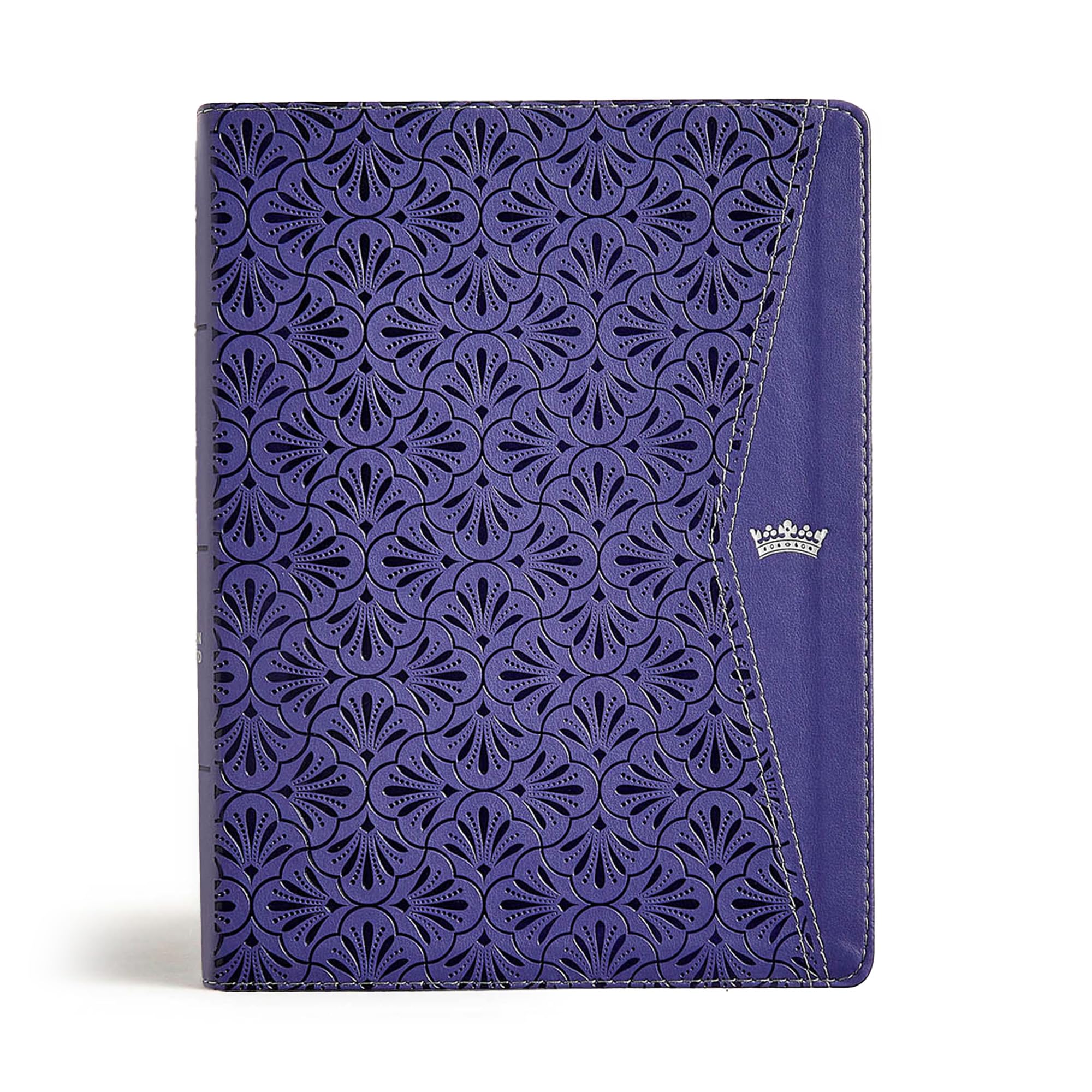 CSB Tony Evans Study Bible Purple LeatherTouch Indexed 9781433606908