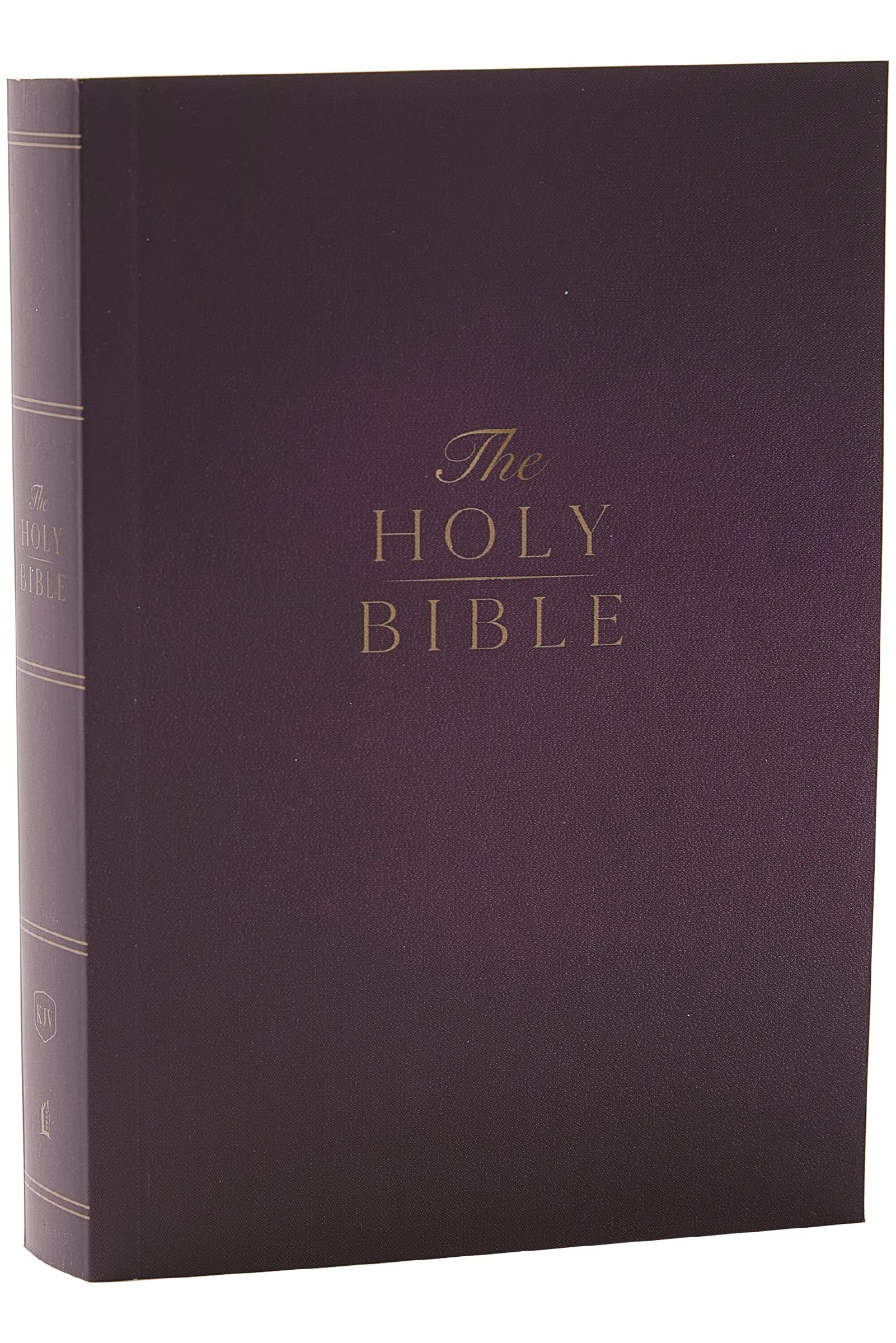 KJV Compact Bible w/ 43,000 Cross References, Purple Softcover, Red Letter, Comfort Print 9781400333400