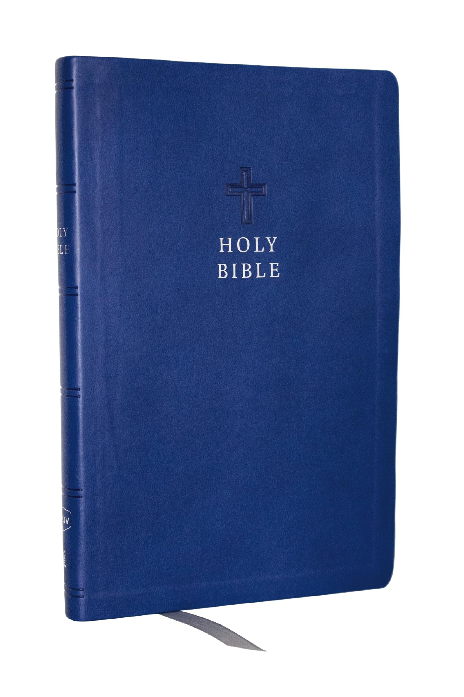 KJV Holy Bible Value Ultra Thinline, Blue Leathersoft, Red Letter, Comfort Print