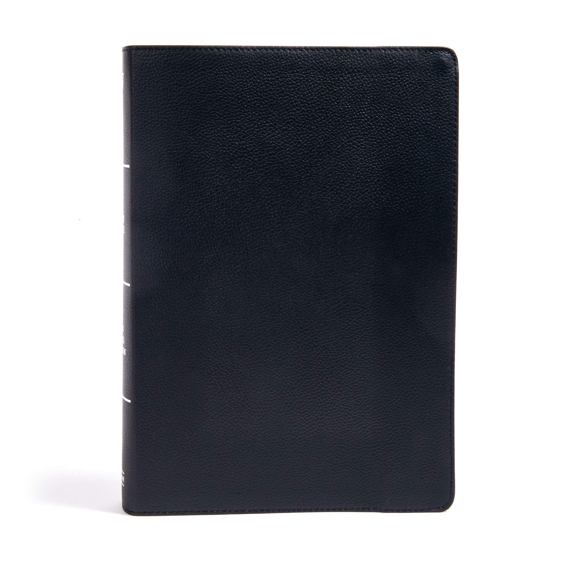 KJV Super Giant Print Reference Bible Black Genuine Leather Indexed 9781535954587