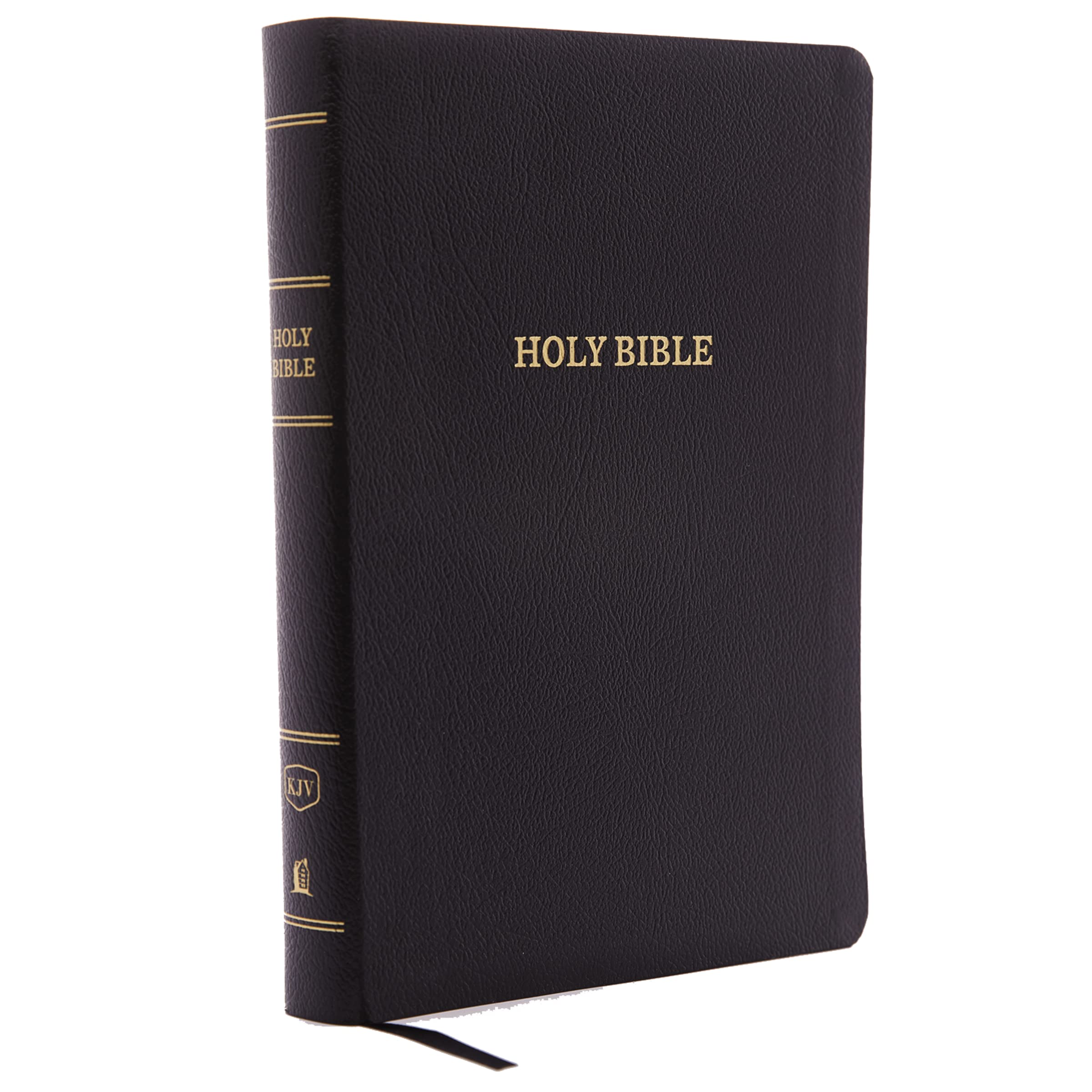 KJV Reference Bible Center-Column Giant Print Bonded Leather Black Indexed Red Letter Edition Comfort Print 9780785215363