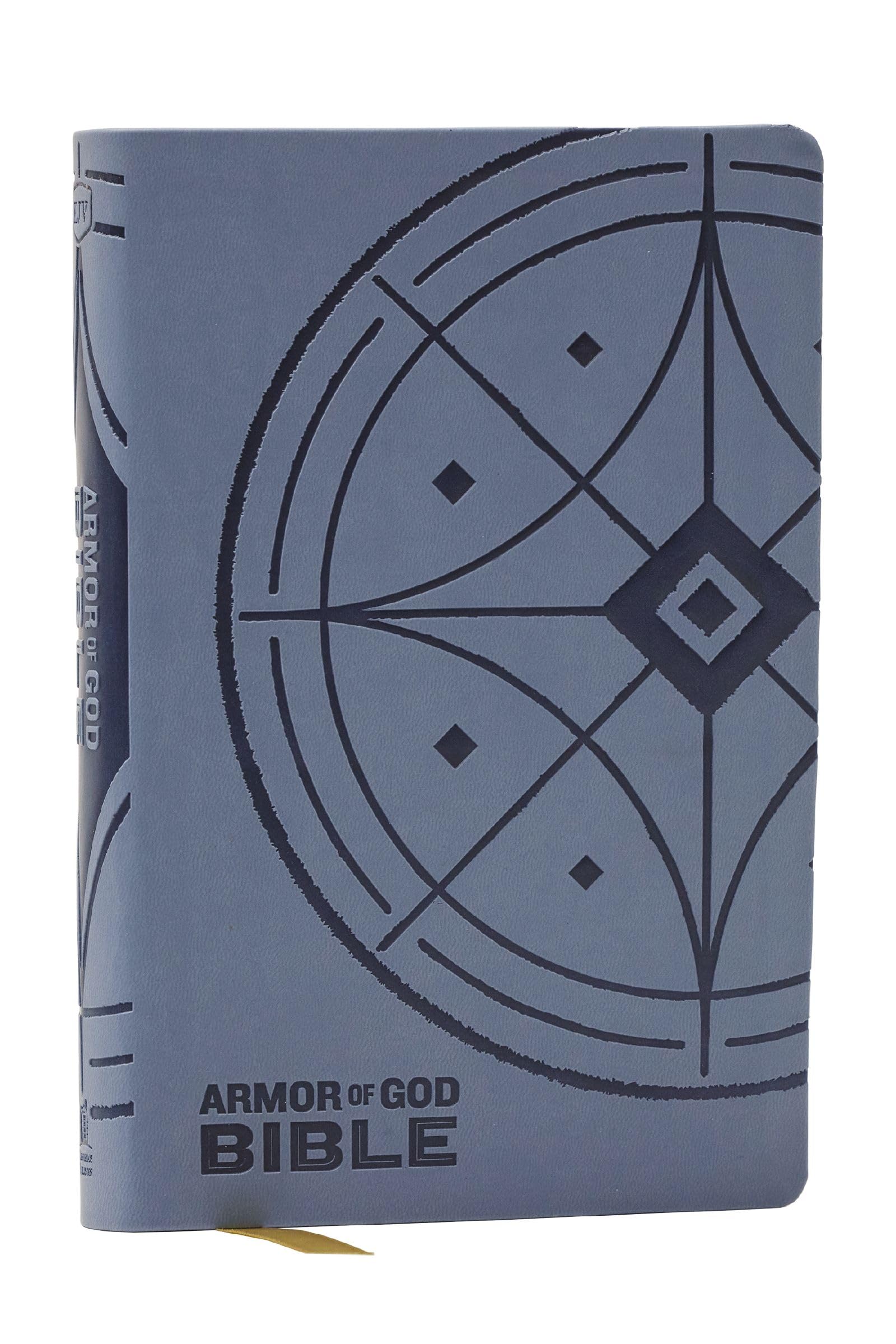 KJV Armor of God Bible, Blue/Gray Leathersoft (Children’s Bible, Red Letter, Comfort Print, Holy Bible) 9781400336760