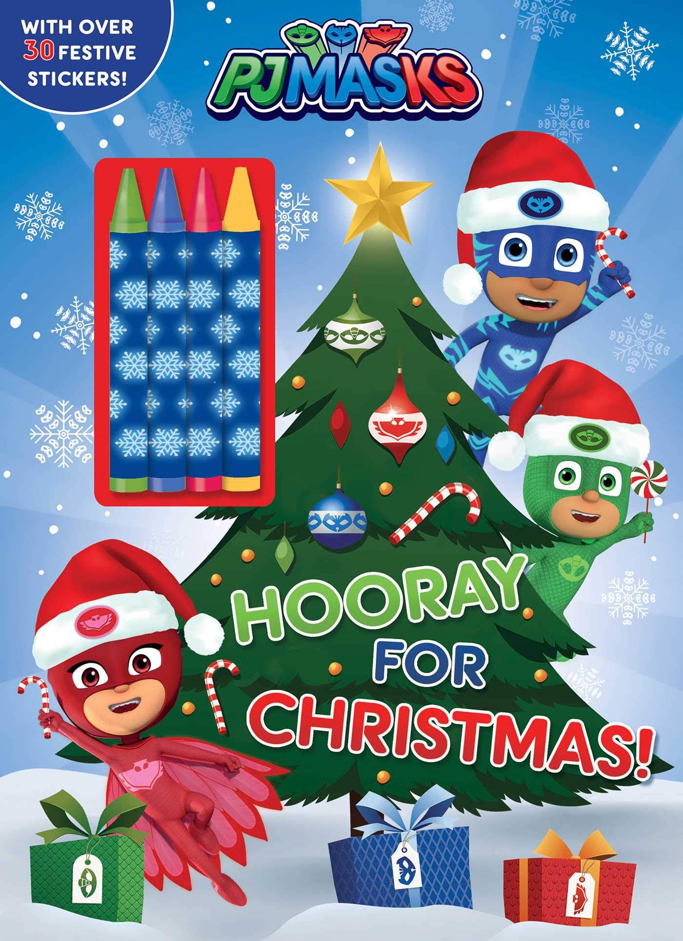 PJ Masks: Hooray for Christmas! (Coloring & Activity with Crayons) 9780794443948