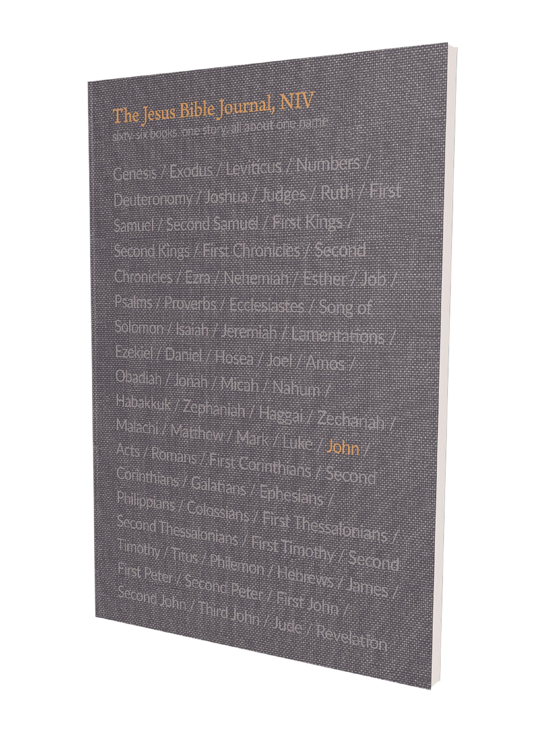 The Jesus Bible Journal, John, NIV, Paperback, Comfort Print 9780310456148
