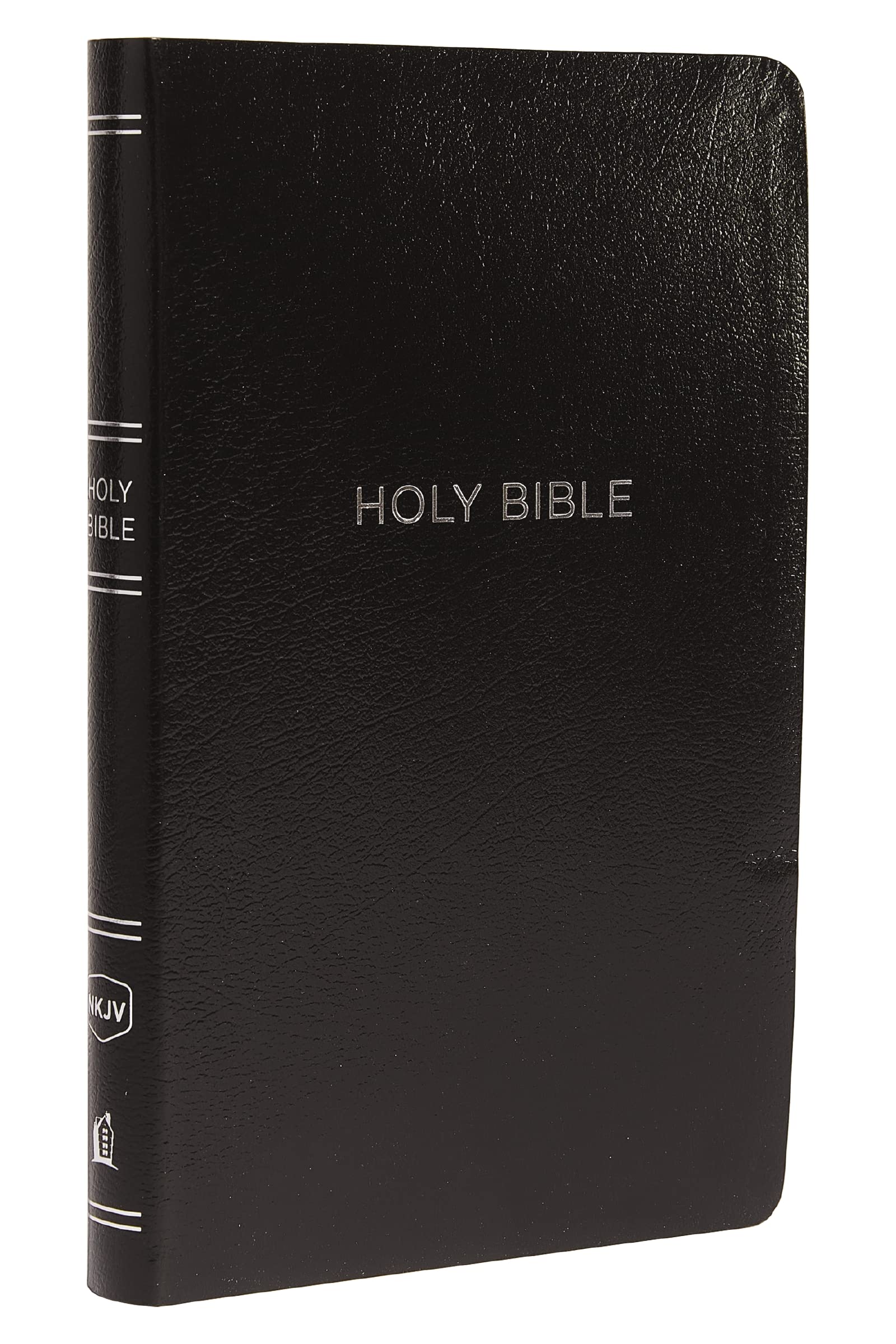 NKJV Thinline Reference Bible Leather-Look Black Red Letter Edition Comfort Print 9780785217824