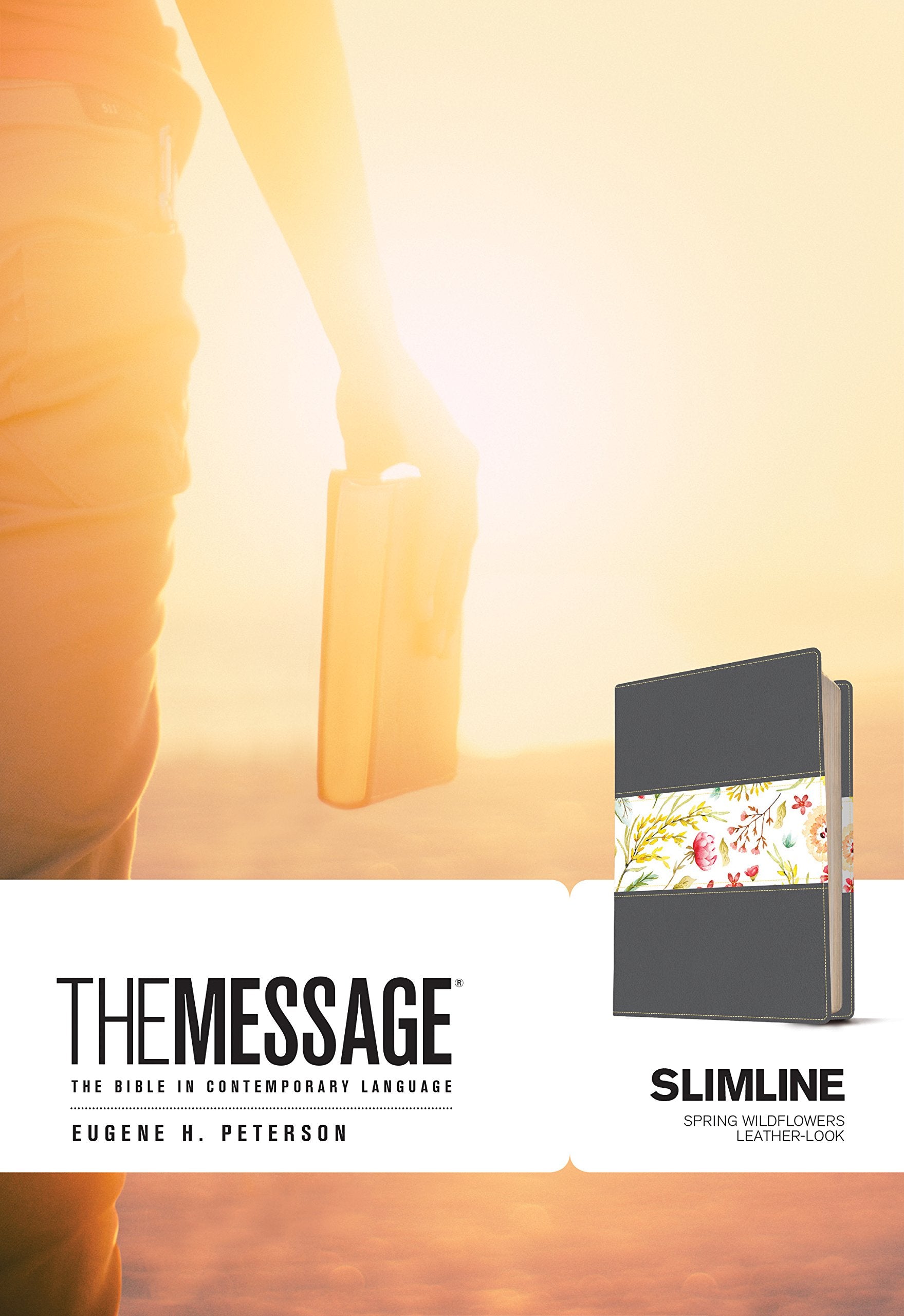 The Message Slimline (Leather-Look, Spring Wildflowers): The Bible in Contemporary Language 9781641581240