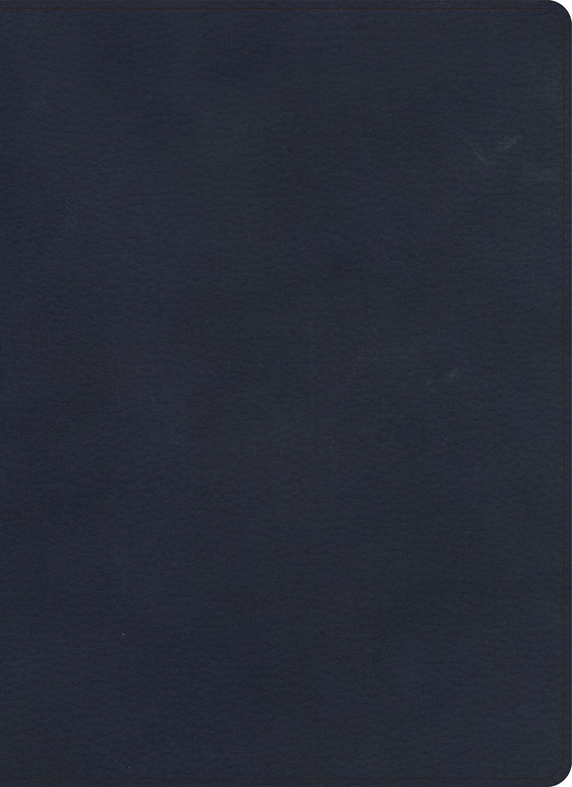 KJV Single-Column Wide-Margin Bible, Navy LeatherTouch
