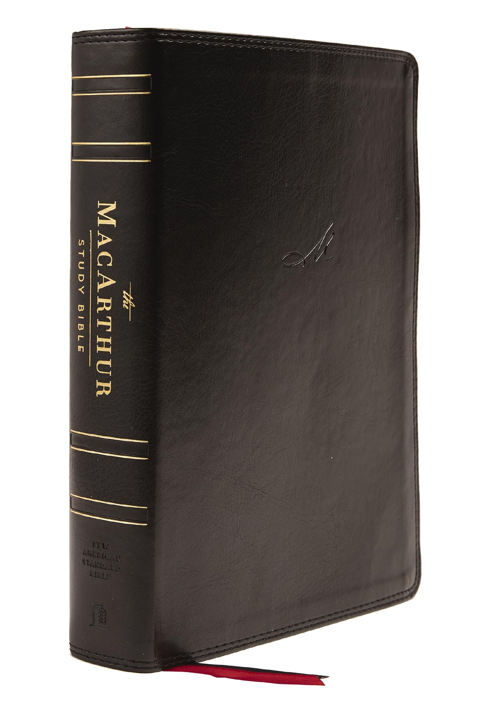 NASB MacArthur Study Bible 2nd Edition Leathersoft Black Thumb Indexed Comfort Print 9780785230342
