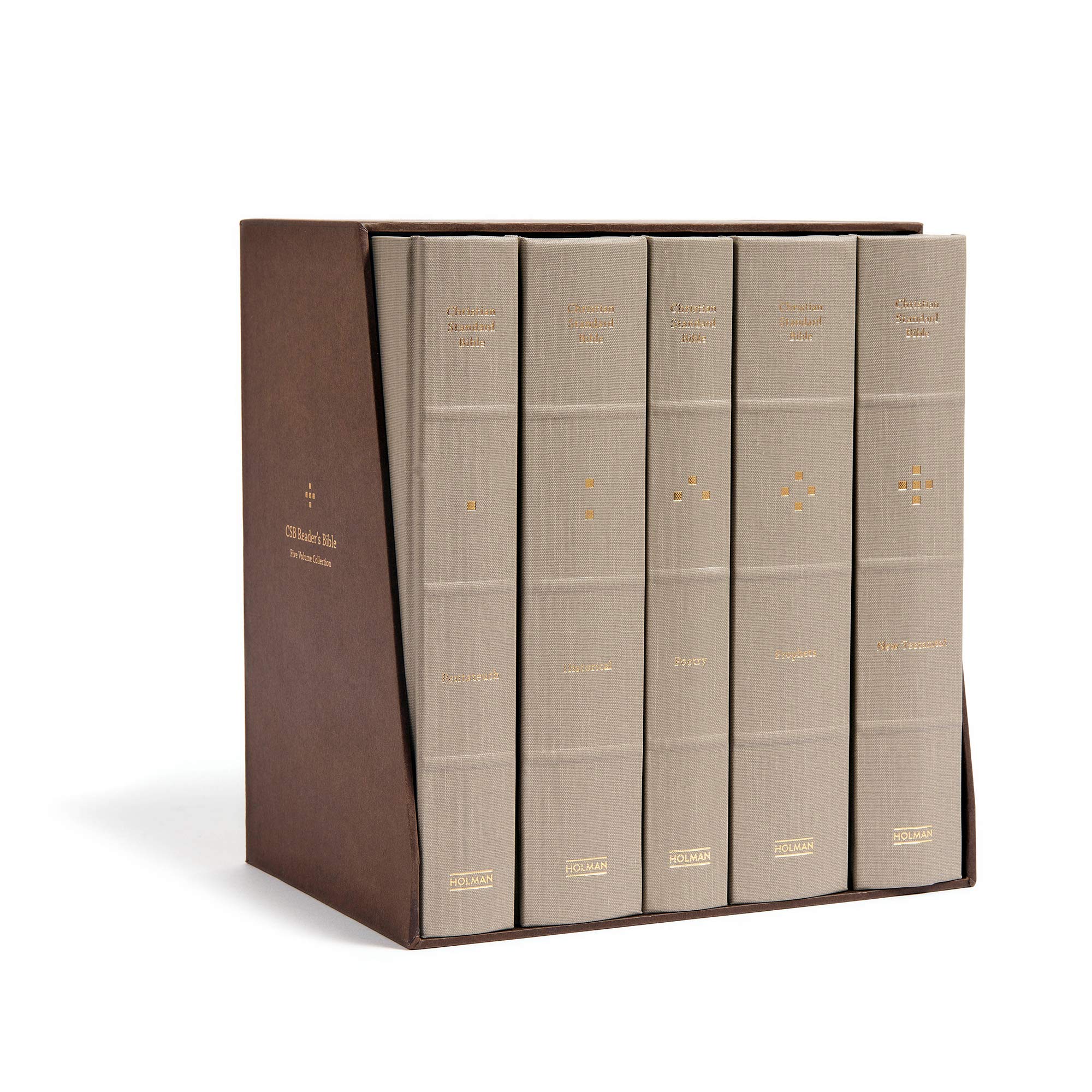 CSB Reader's Bible Cloth-Over-Board Five-Volume Collection 9781535965804