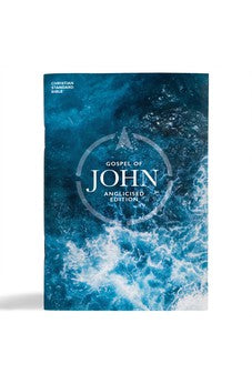 CSB Gospel of John, Anglicised Edition, Black Letter, Outreach, Evangelism, Easy-to-Read Bible Serif Type 9781430097921