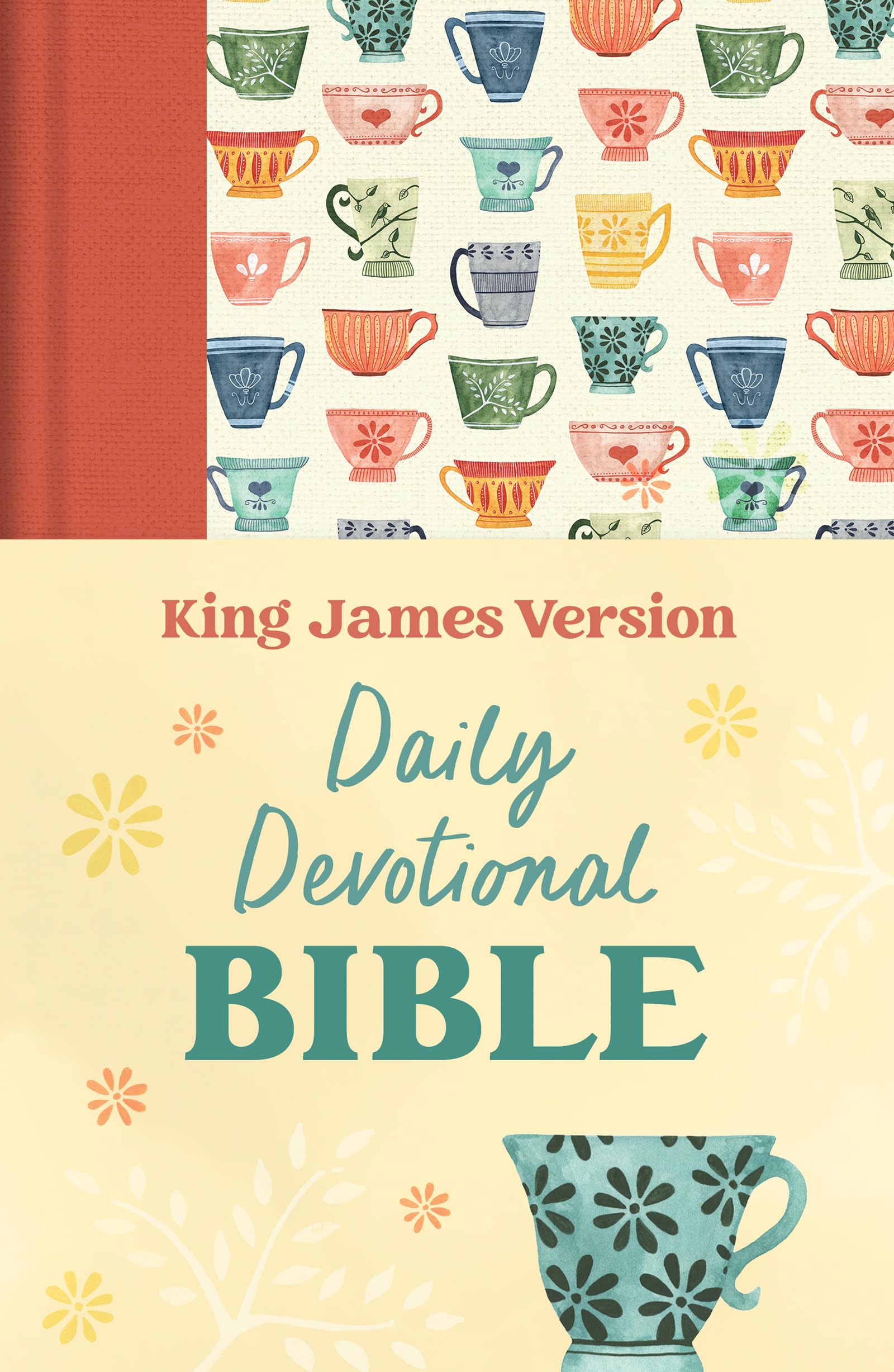 KJV The Daily Devotional Bible [Tangerine Tea Time] 9781636099484