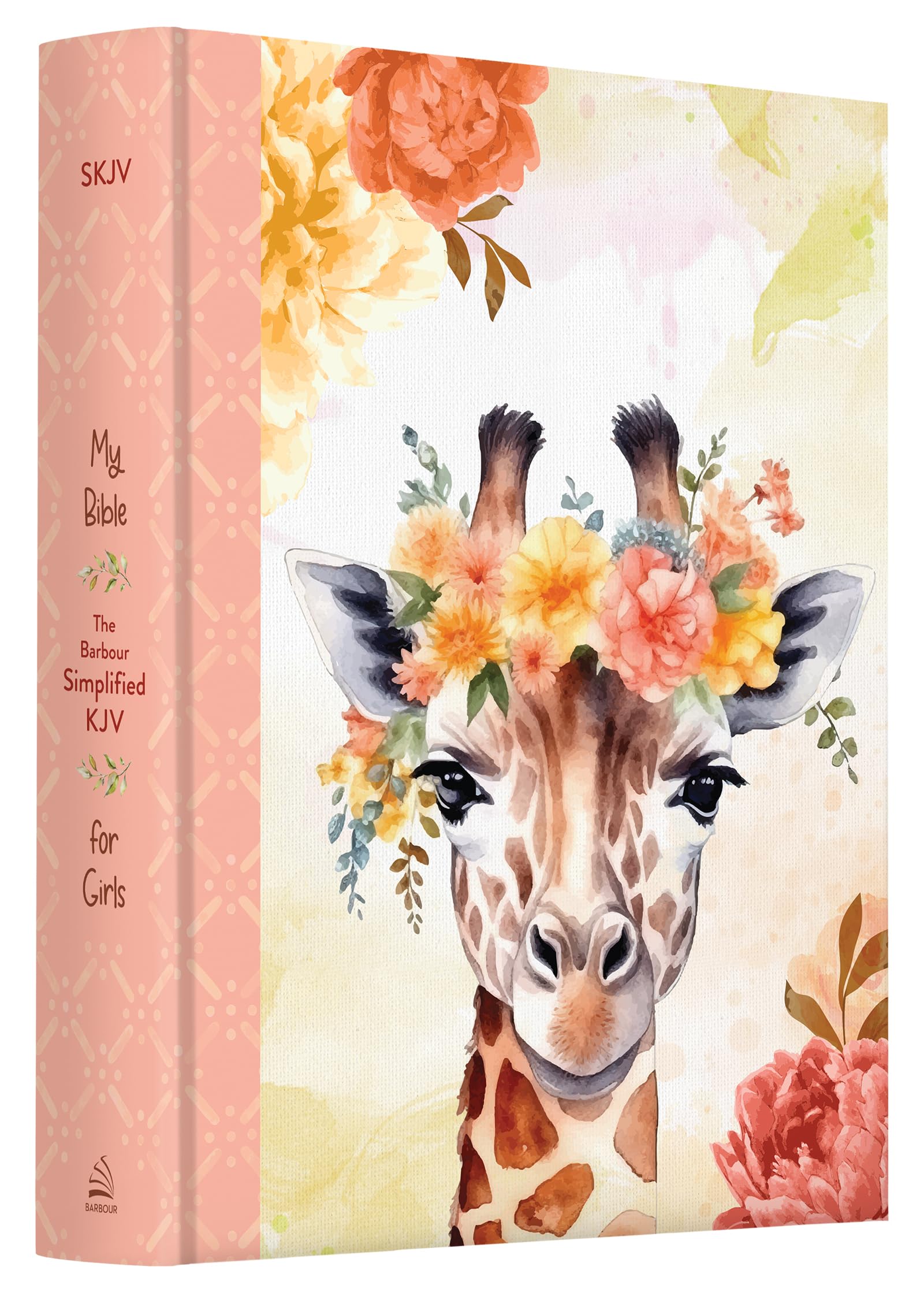 SKJV Simplified King James Version Holy Bible: My Bible for Girls - Floral Giraffe 9781636098197
