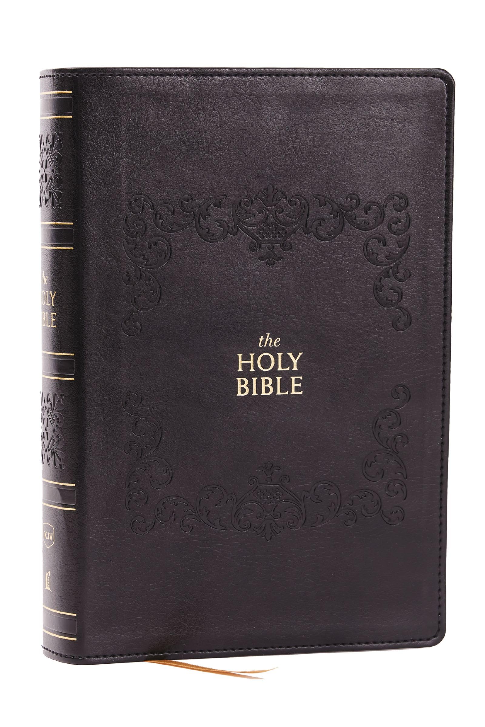 KJV Holy Bible: Personal Size Giant Print, Black Leathersoft, Red Letter 9781400345489