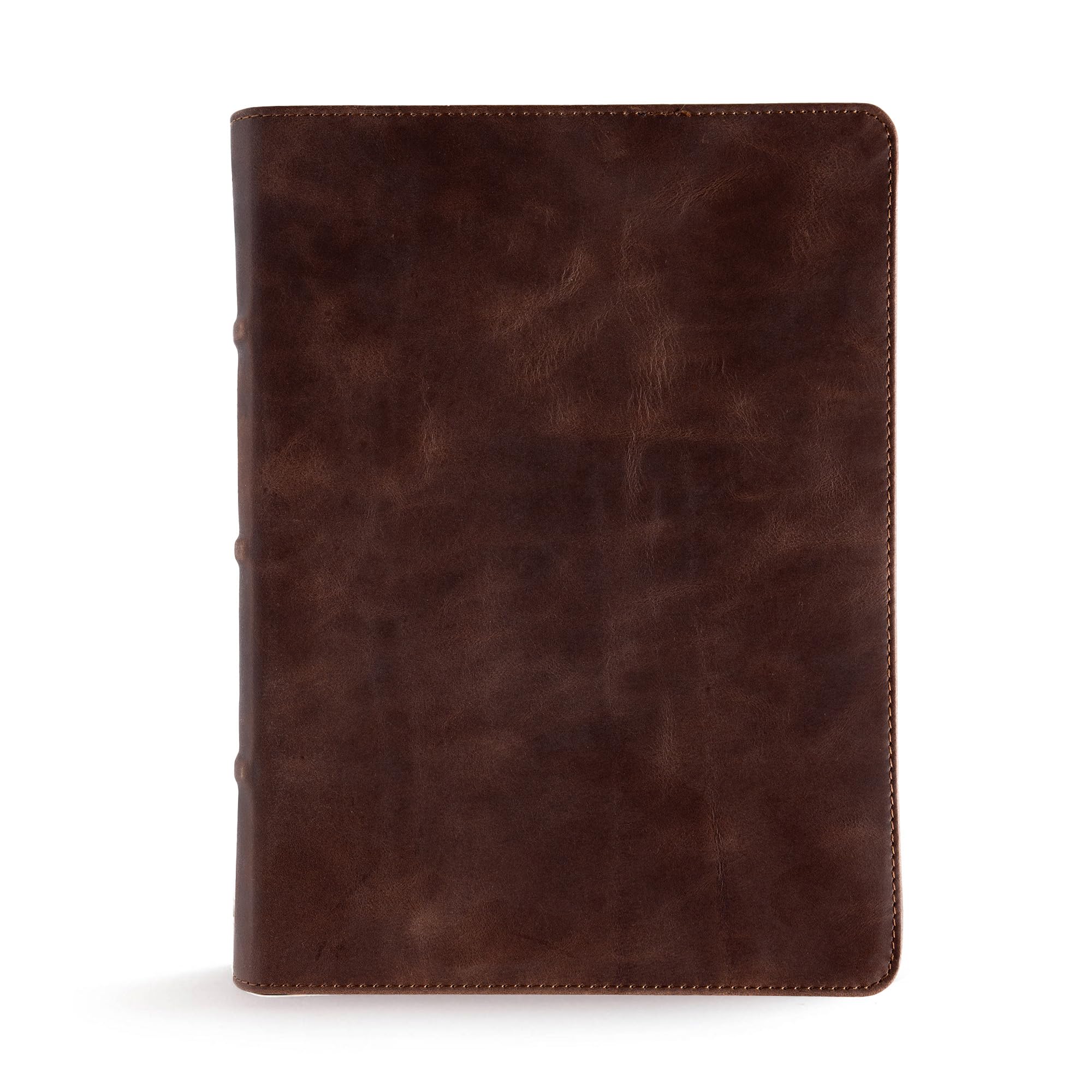 CSB Study Bible Brown Genuine Leather 9781433648076