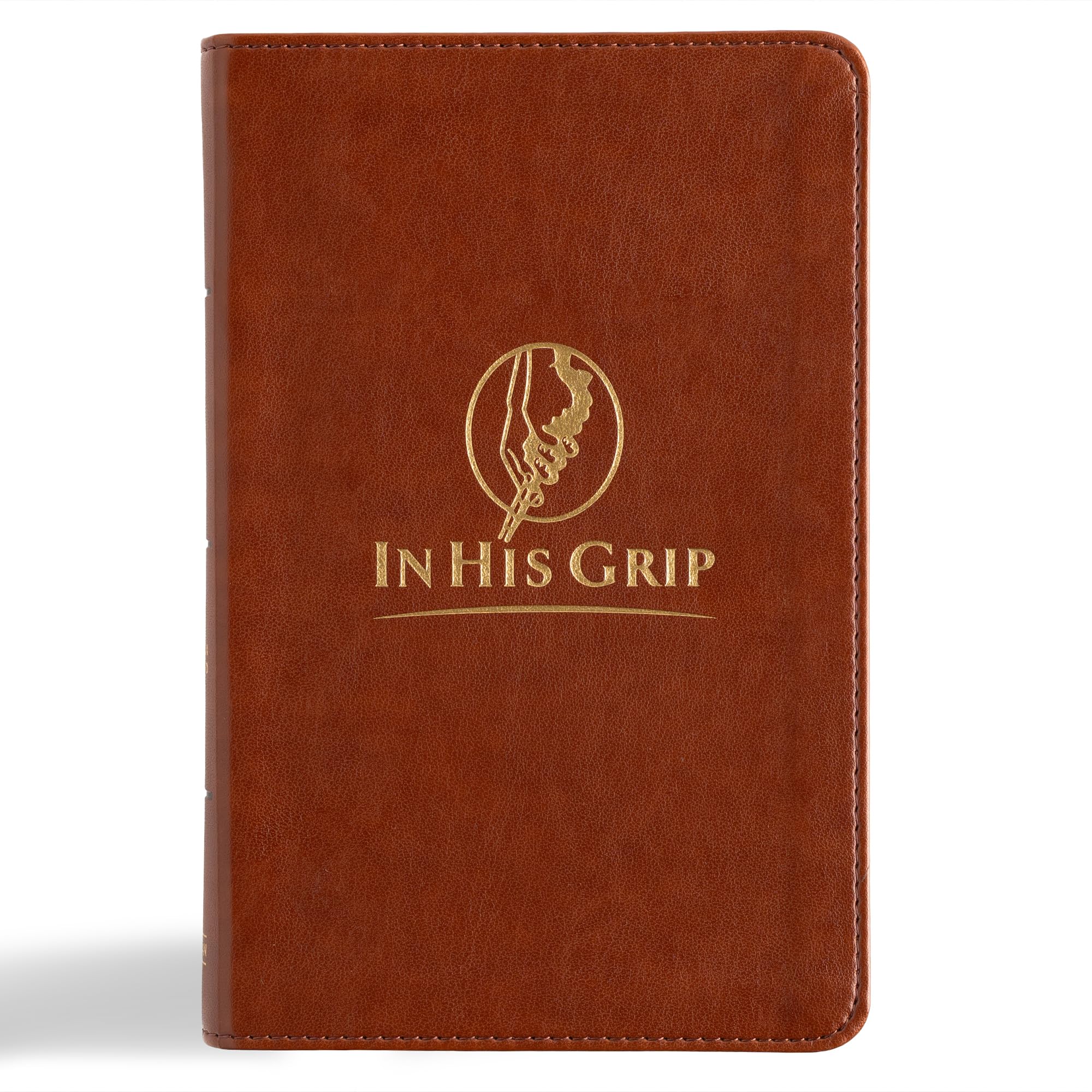 CSB In His Grip Golfer's Bible, Brown LeatherTouch, Red Letter, Presentation Page, Study Helps, Devotionals, Easy-to-Read Bible Serif Type 9798384533245