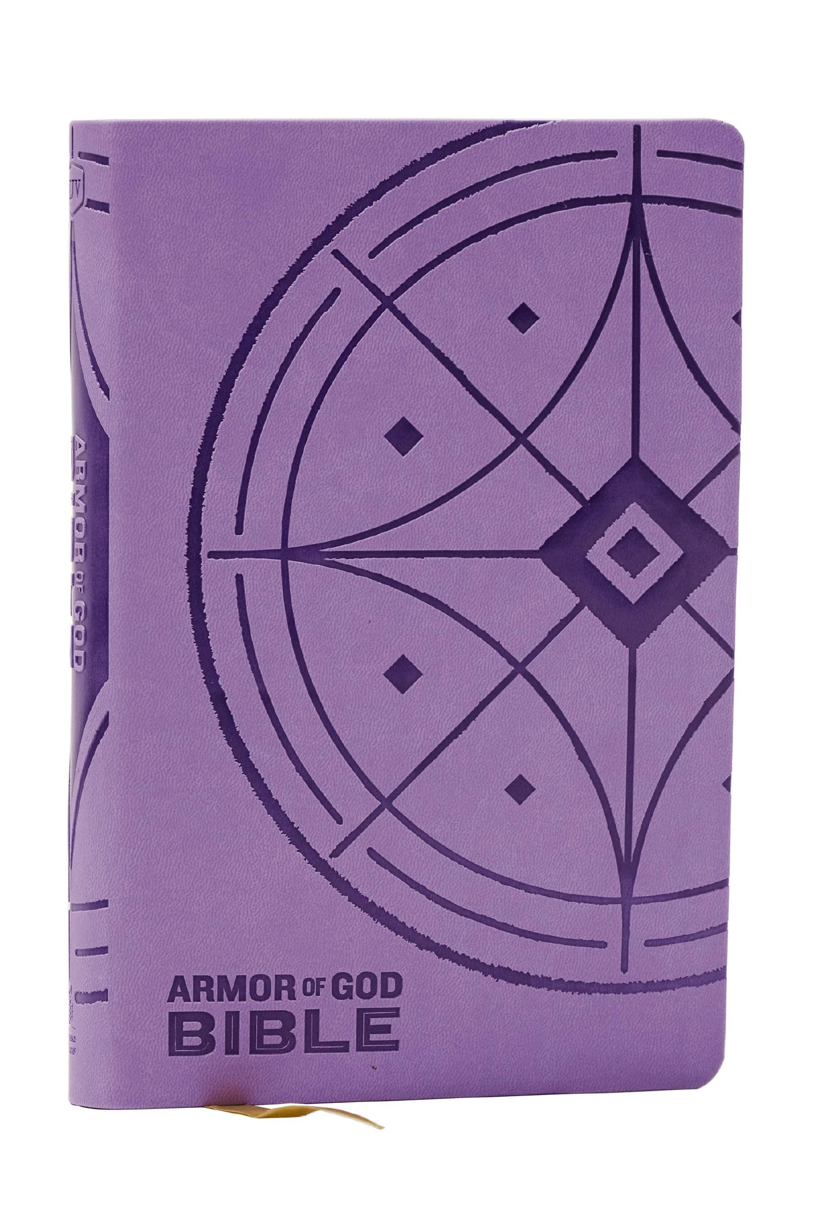 NKJV Armor of God Bible, Purple Leathersoft (Children's Bible, Red Letter, Comfort Print, Holy Bible) 9781400336814